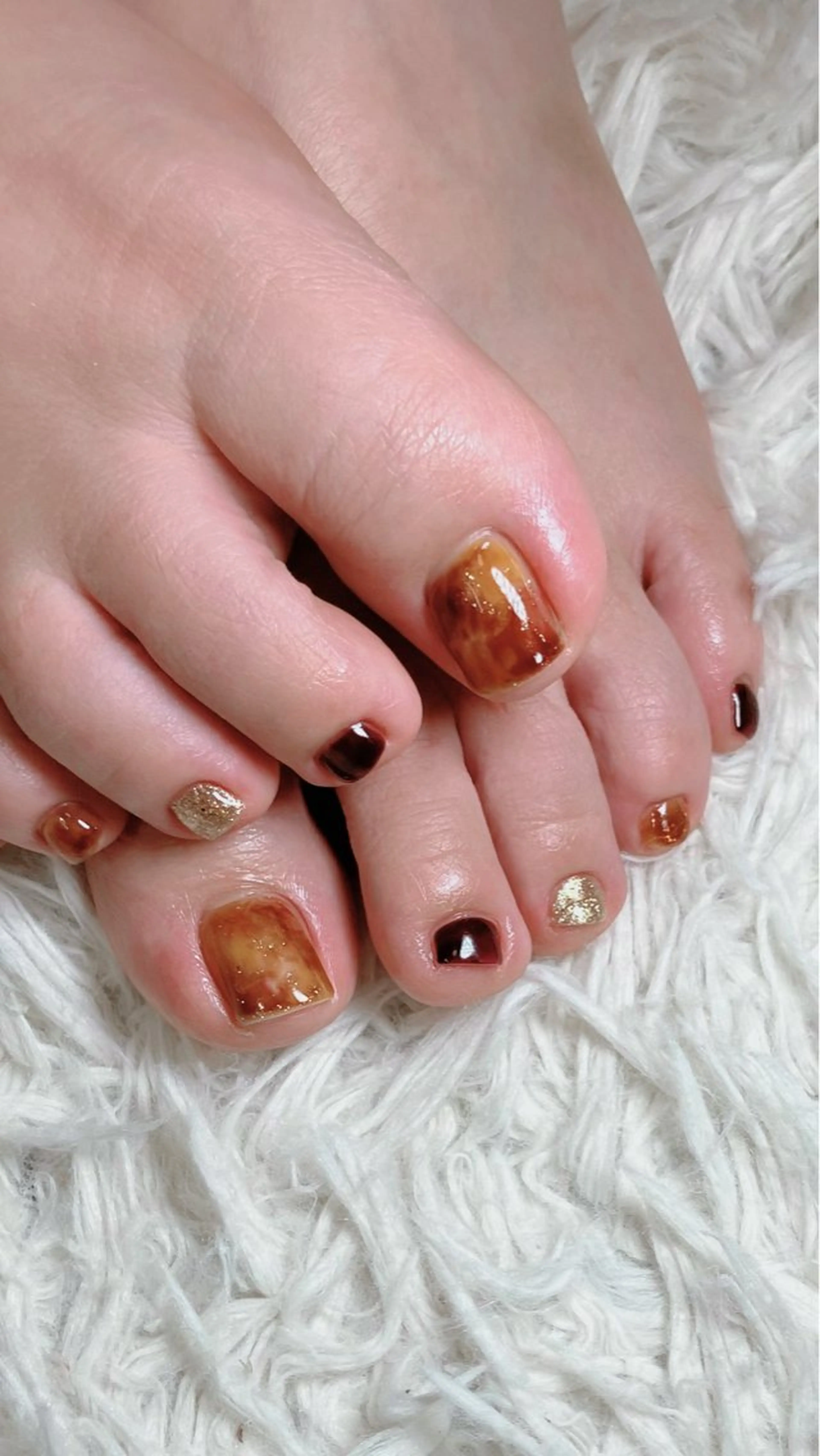 ネイル フットネイル haleyume所属・shino🌟 痛ネイルのネイルデザイン