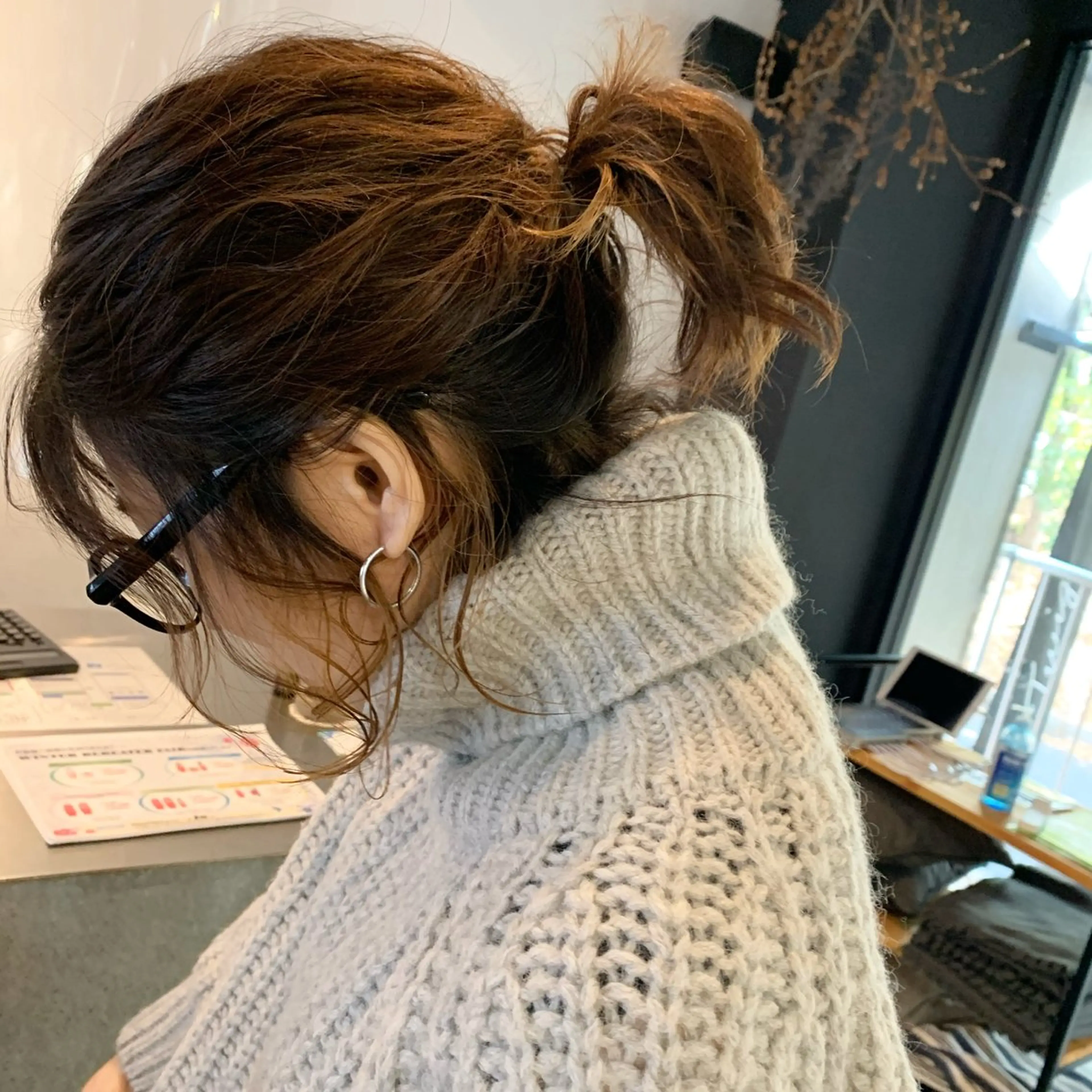 ミディアム 🐰桃山台/髪質改善 山亀のヘアスタイル