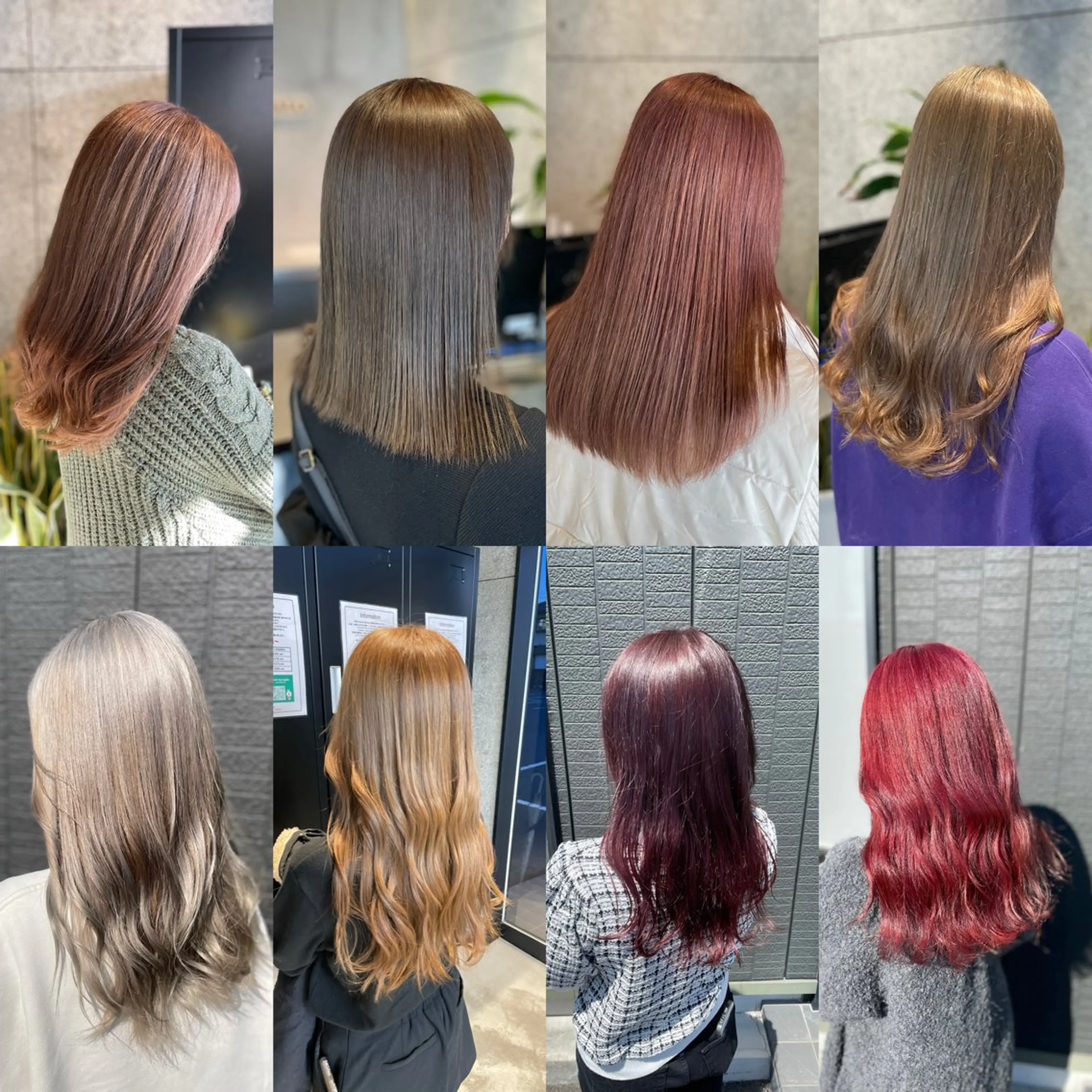 【🔥ブリーチで透明感UP✨️限定クーポン🔥】 カット+透明感ダブルカラー+髪質改善トリートメントの写真