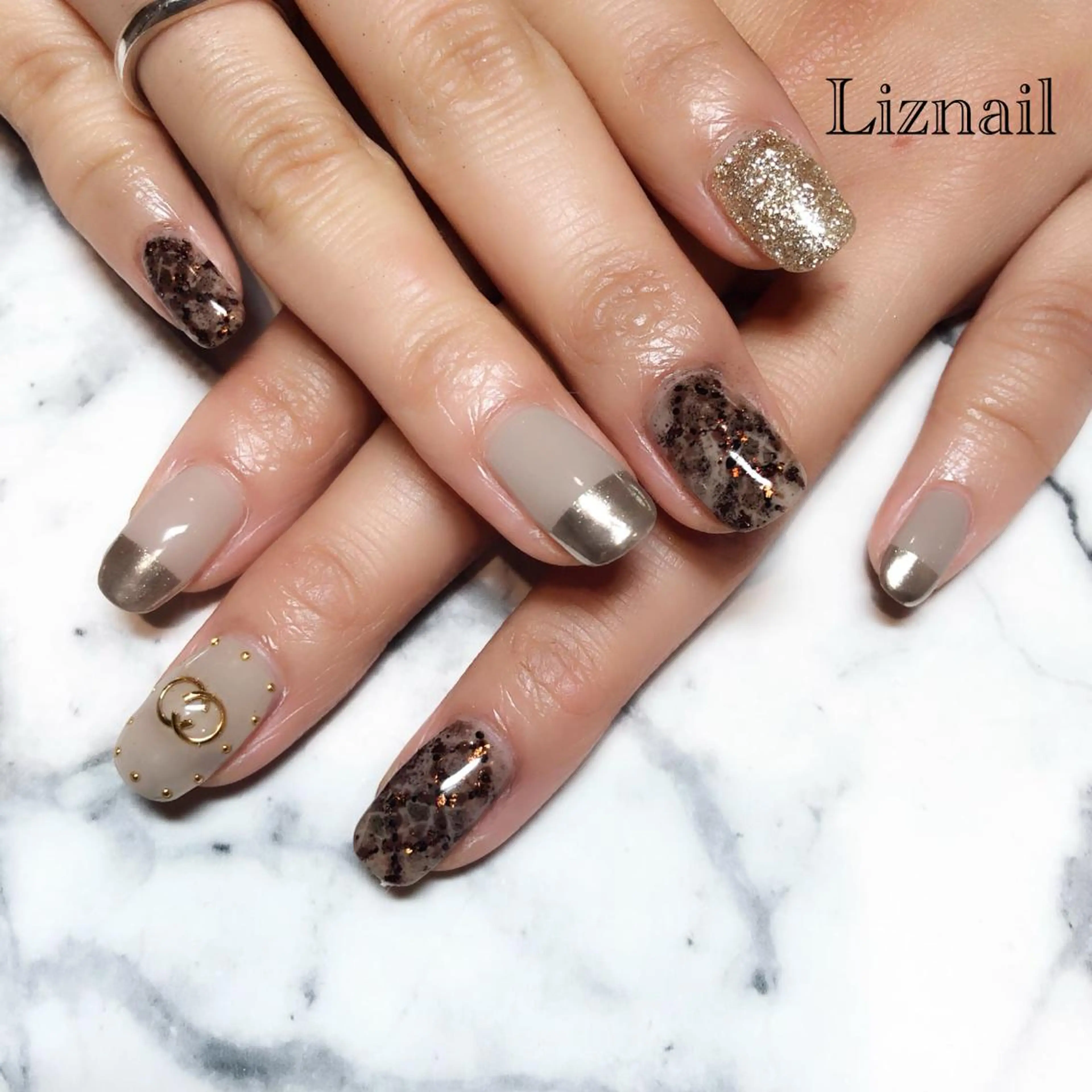 ネイル ハンドネイル Rawr / saoriのネイルデザイン