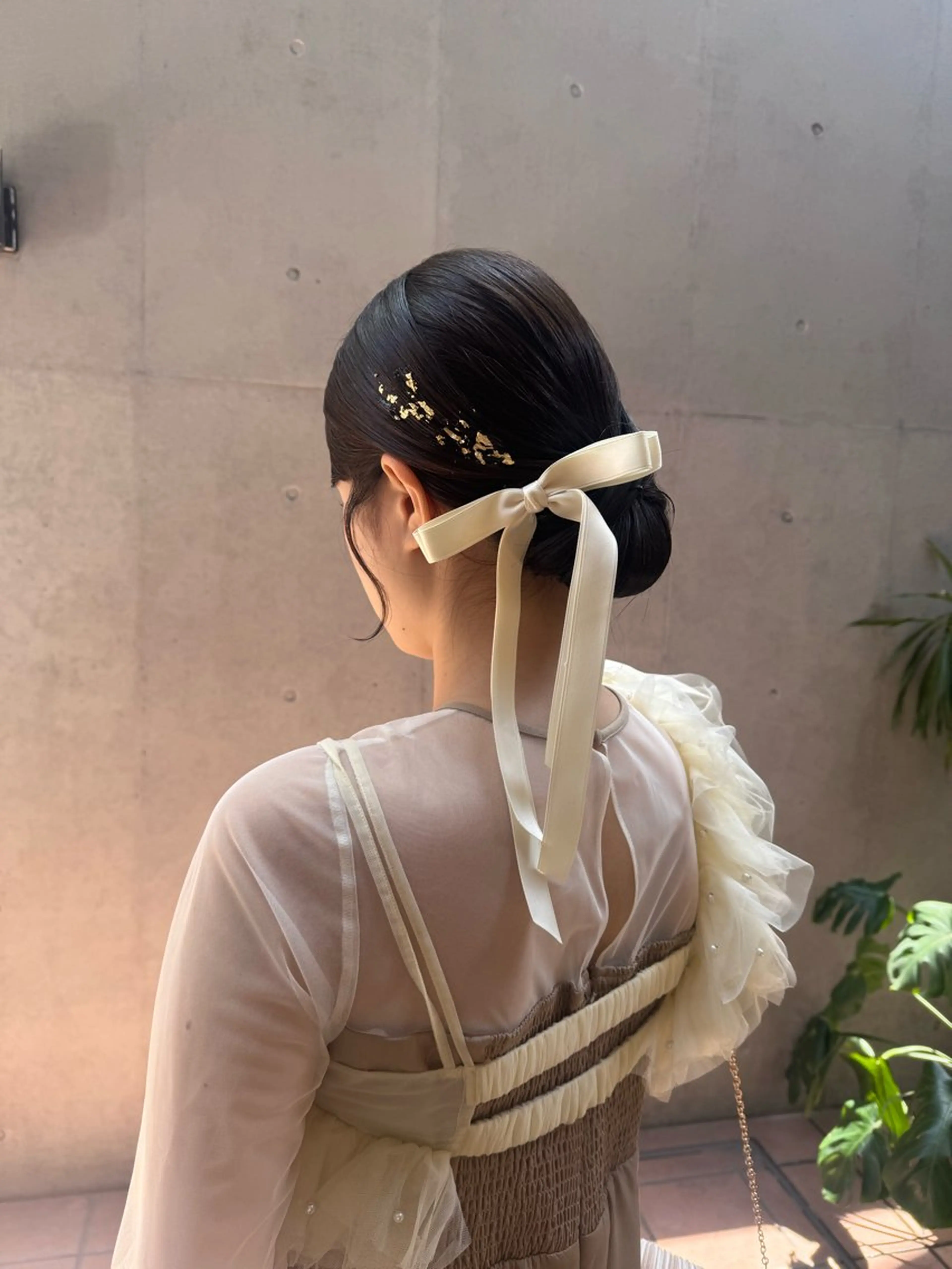 セミロング ヘアセット 🎗️【ヘアセット 美眉】吉川玲🎗️のヘアスタイル