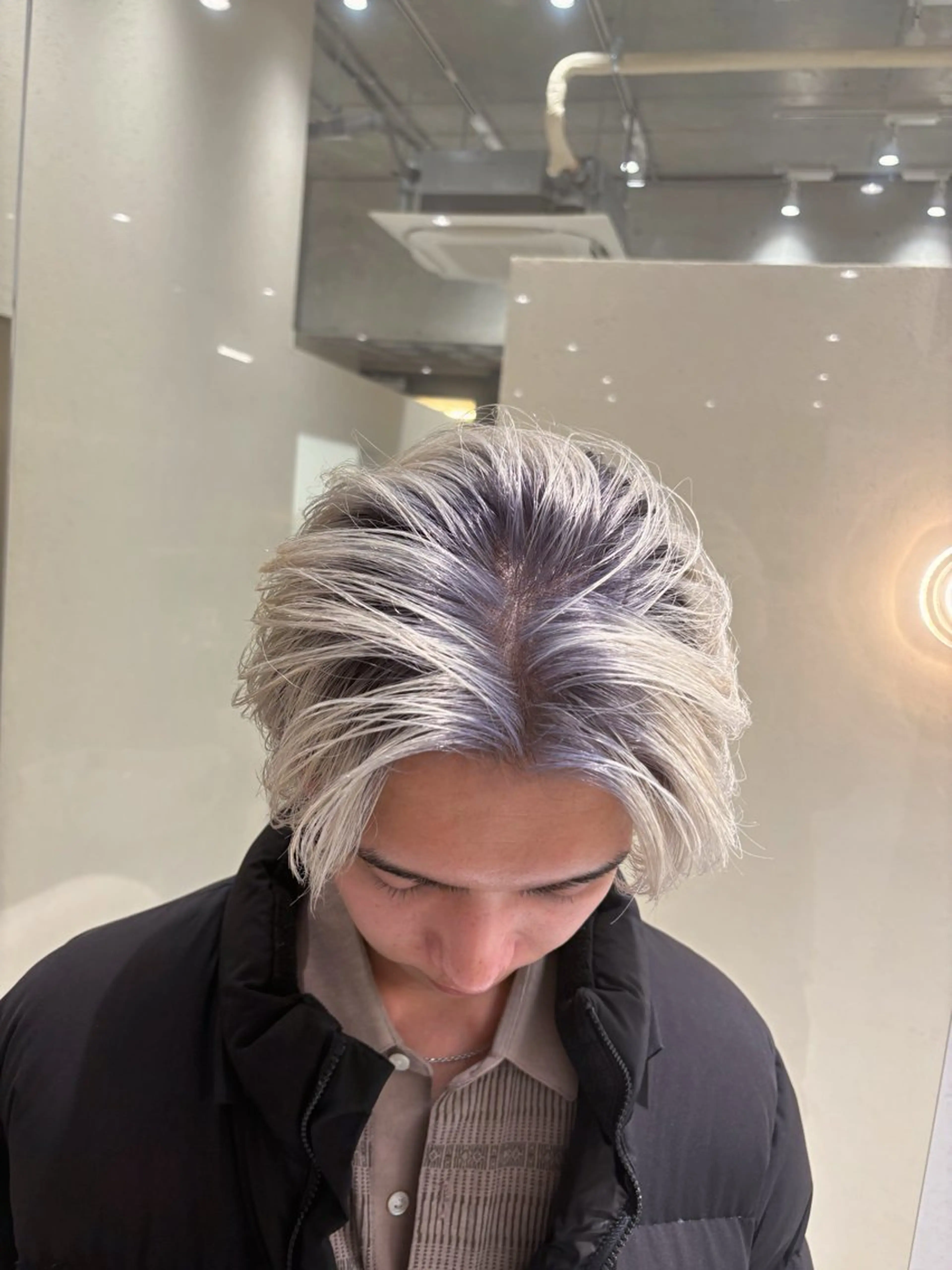 ショート カラー メンズ 吉武 茂暉のヘアスタイル