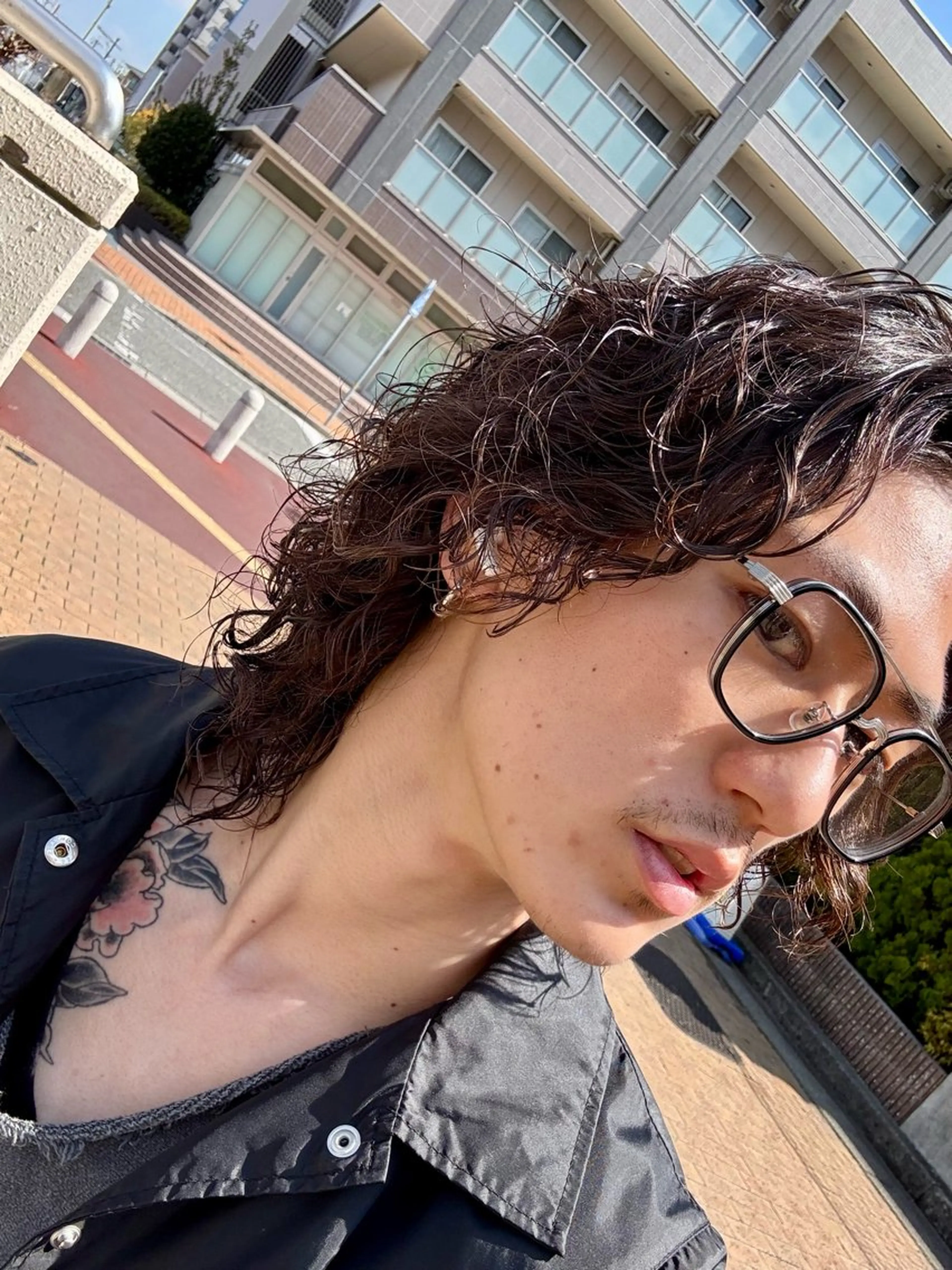 パーマ メンズ カット パーマ トリートメント ヘッドスパ 渋谷 洸貴のヘアスタイル