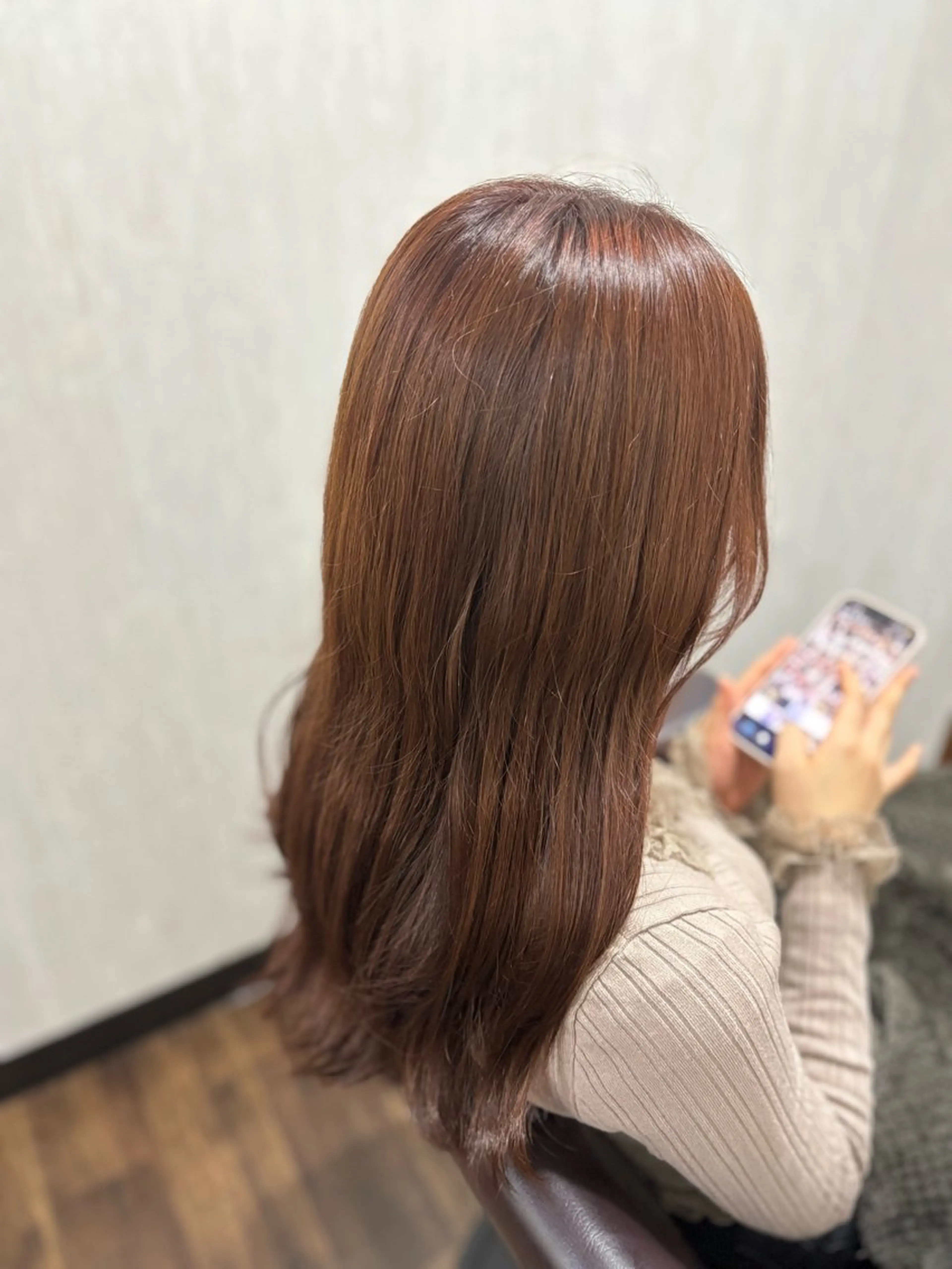 ロング カラー カラーモデル募集 ☘️もえな☘️のヘアスタイル