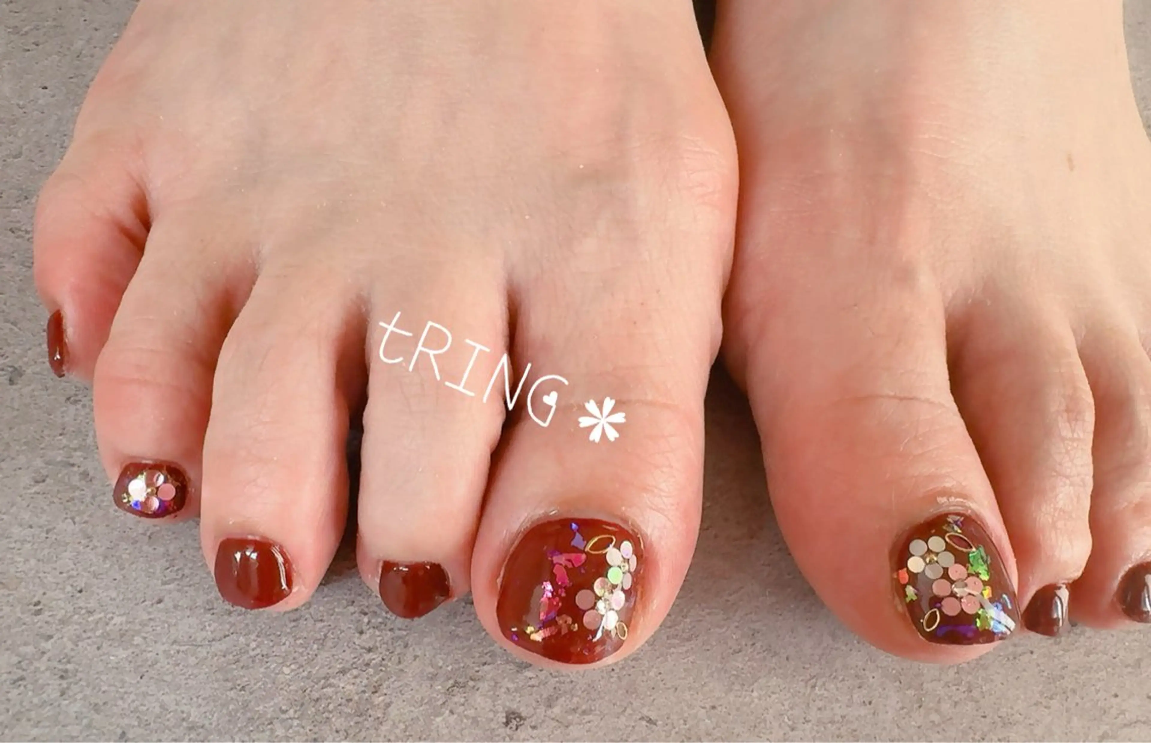 ネイル フットネイル tRING＊ しいの木台のネイルデザイン