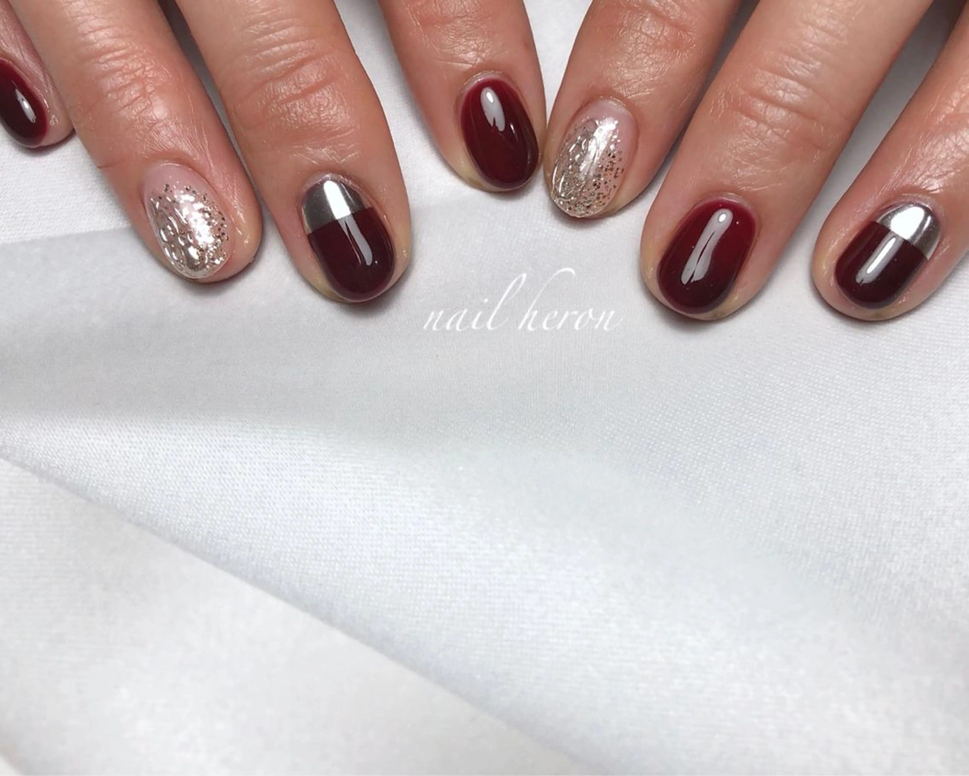 ネイル ハンドネイル saki_ nail heronのネイルデザイン