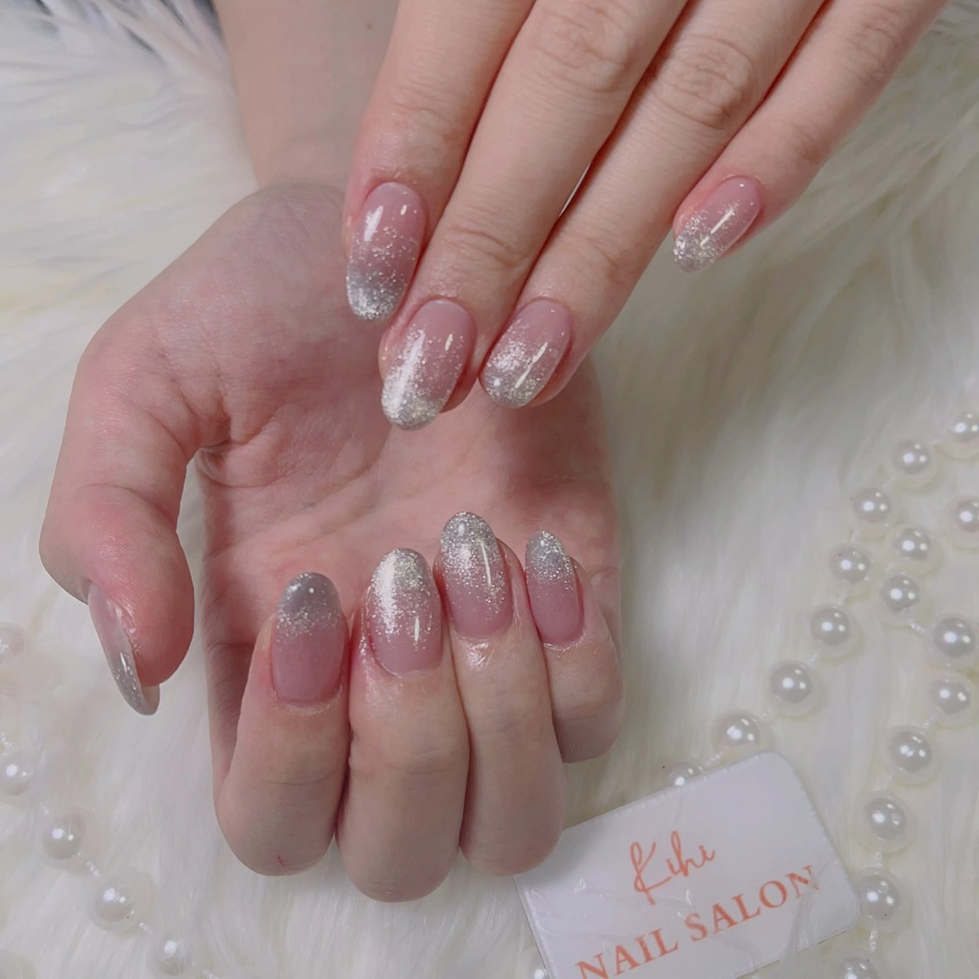 ネイル アートネイル フレンチネイル ジェルネイル グラデーション 韓国ネイル ハンドネイル 小林 あゆみのネイルデザイン