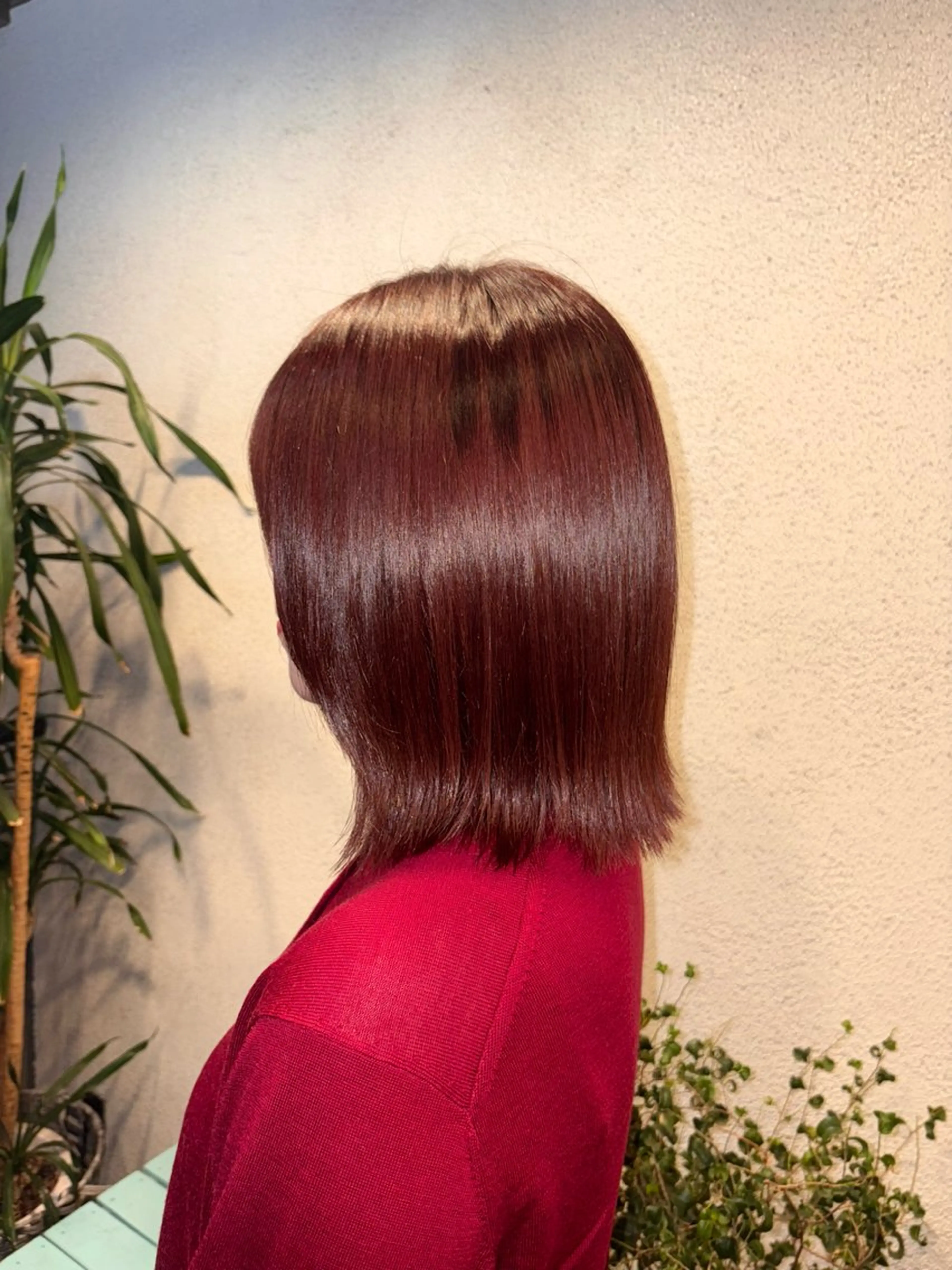 ミディアム り おのヘアスタイル