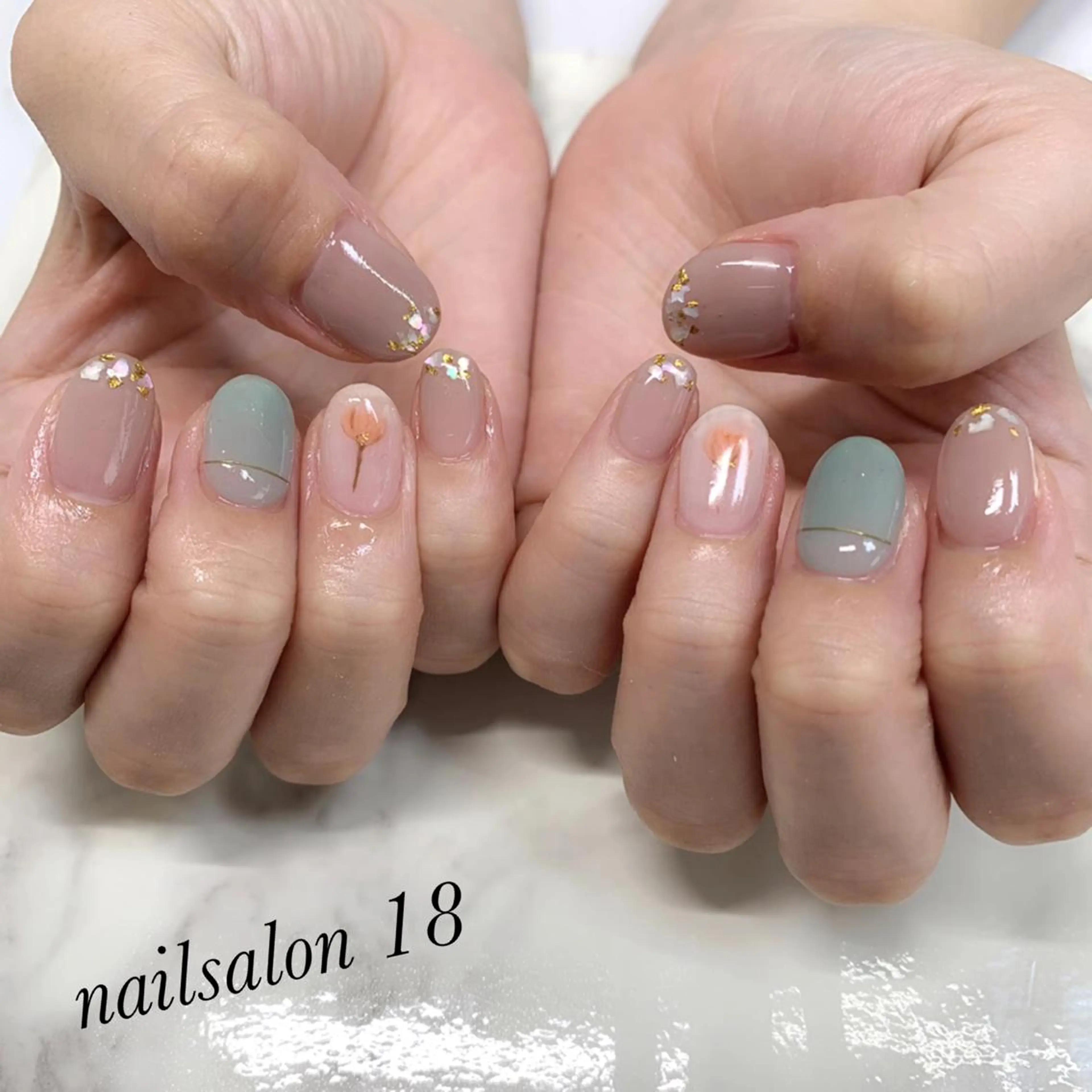 メンズ ネイル nail salon 18.のネイルデザイン