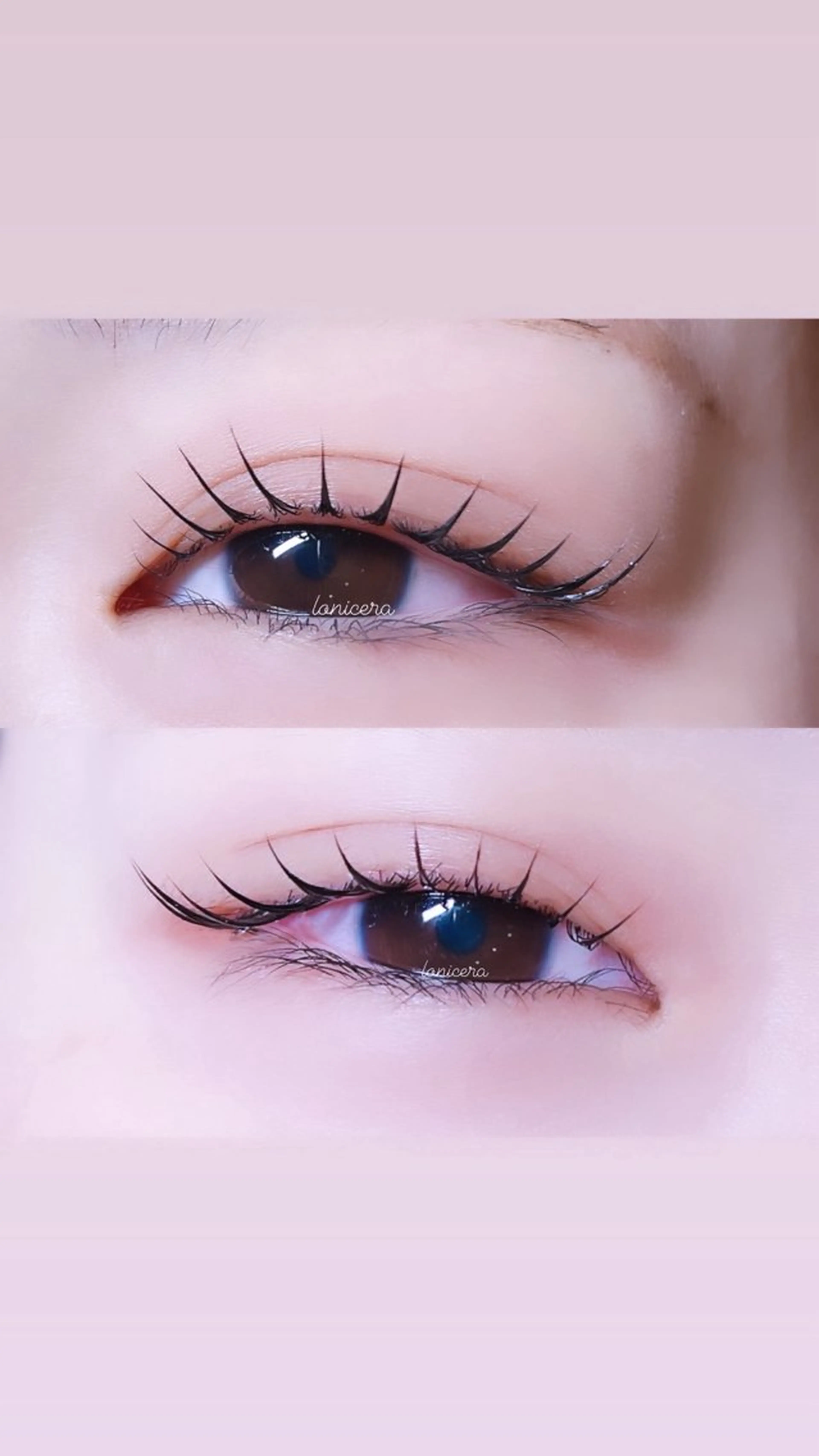 マツエク・マツパ 韓国風マツエク 一重×まつ毛パーマ ロニセラ アイラッシュのマツエク・マツパデザイン