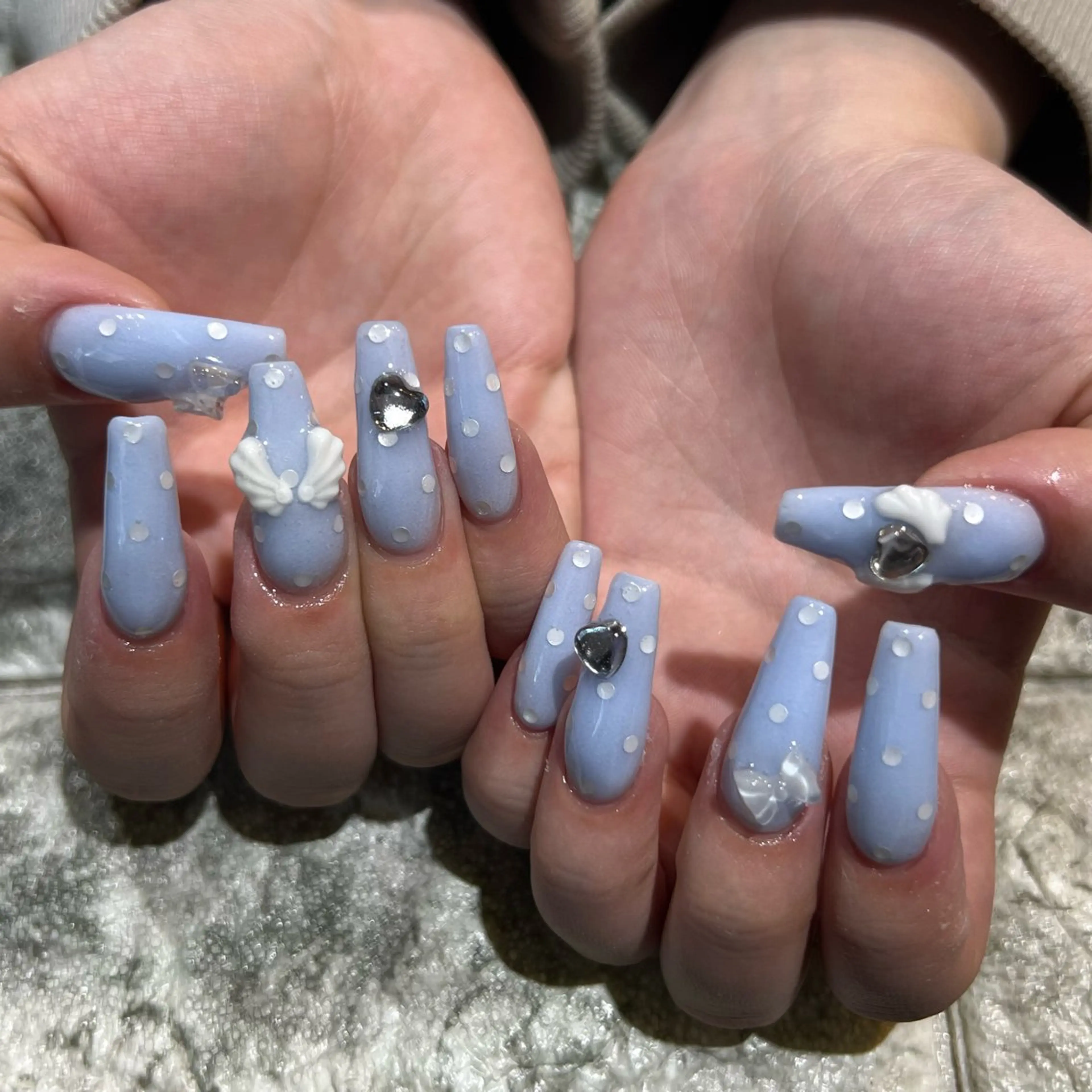 ネイル ハンドネイル アクリルスカルプ𓆈 RounGe町田店のネイルデザイン