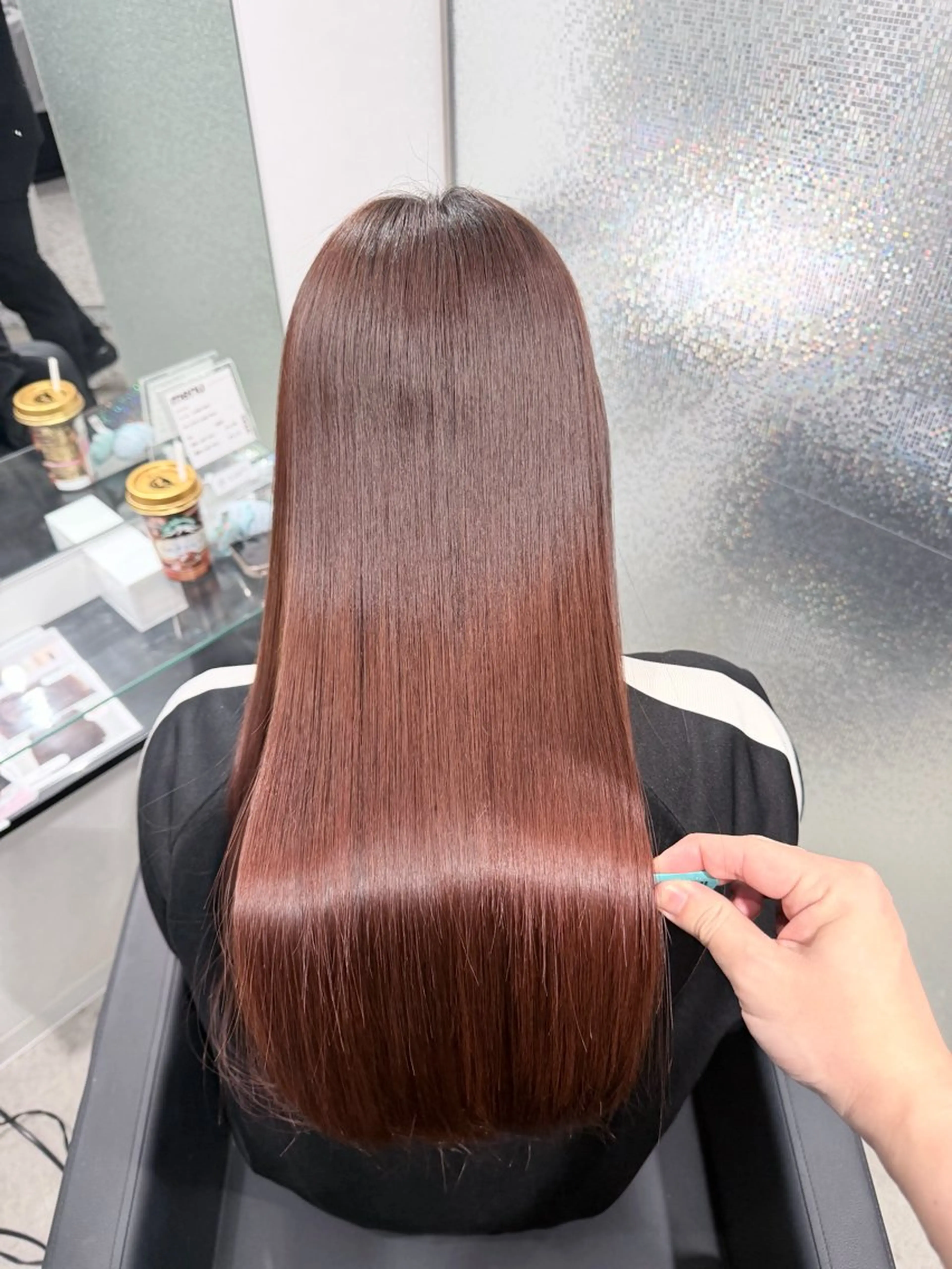 ロング 髪質改善 縮毛矯正 カット 縮毛矯正 トリートメント 《ブリーチ/赤み消し /髪質改善》若松良樹のヘアスタイル