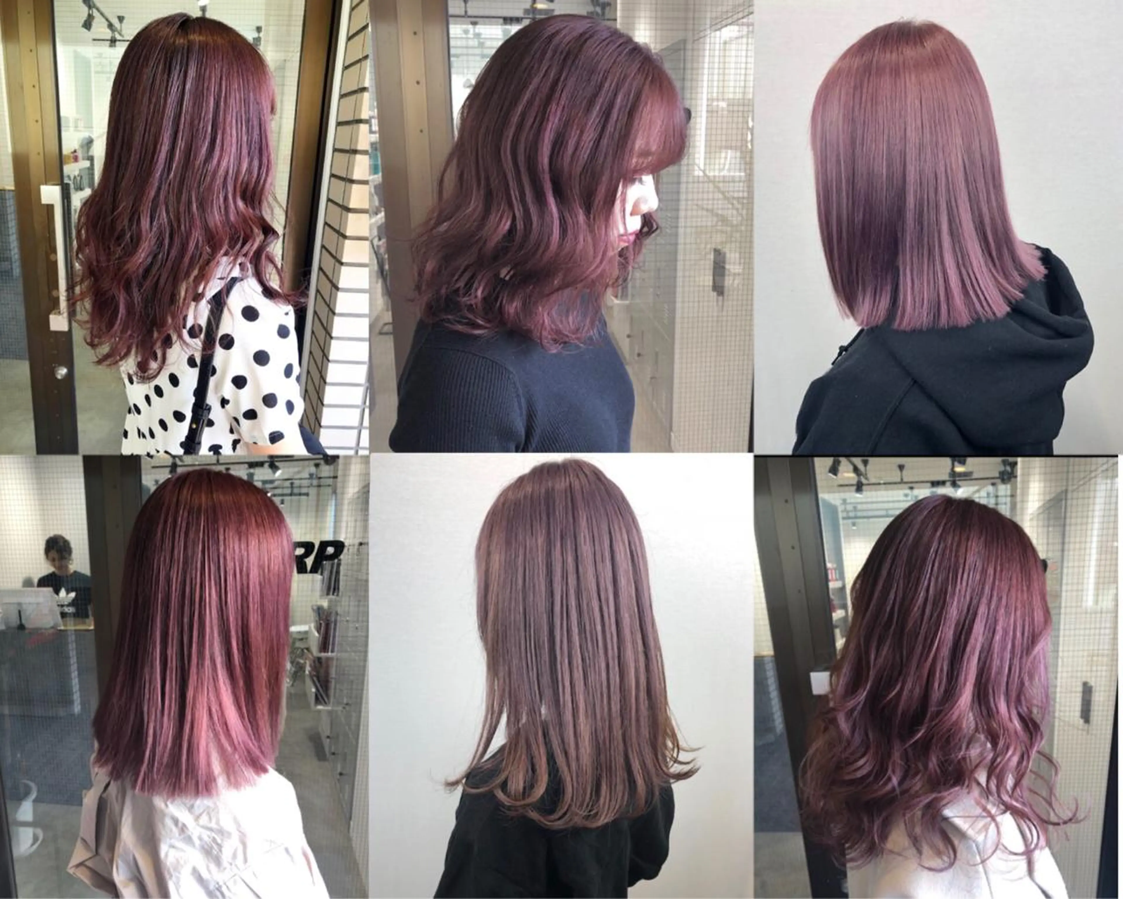セミロング カラー ピンクカラー ヘアカラー 🤍2nd🤍田所 美希のヘアスタイル
