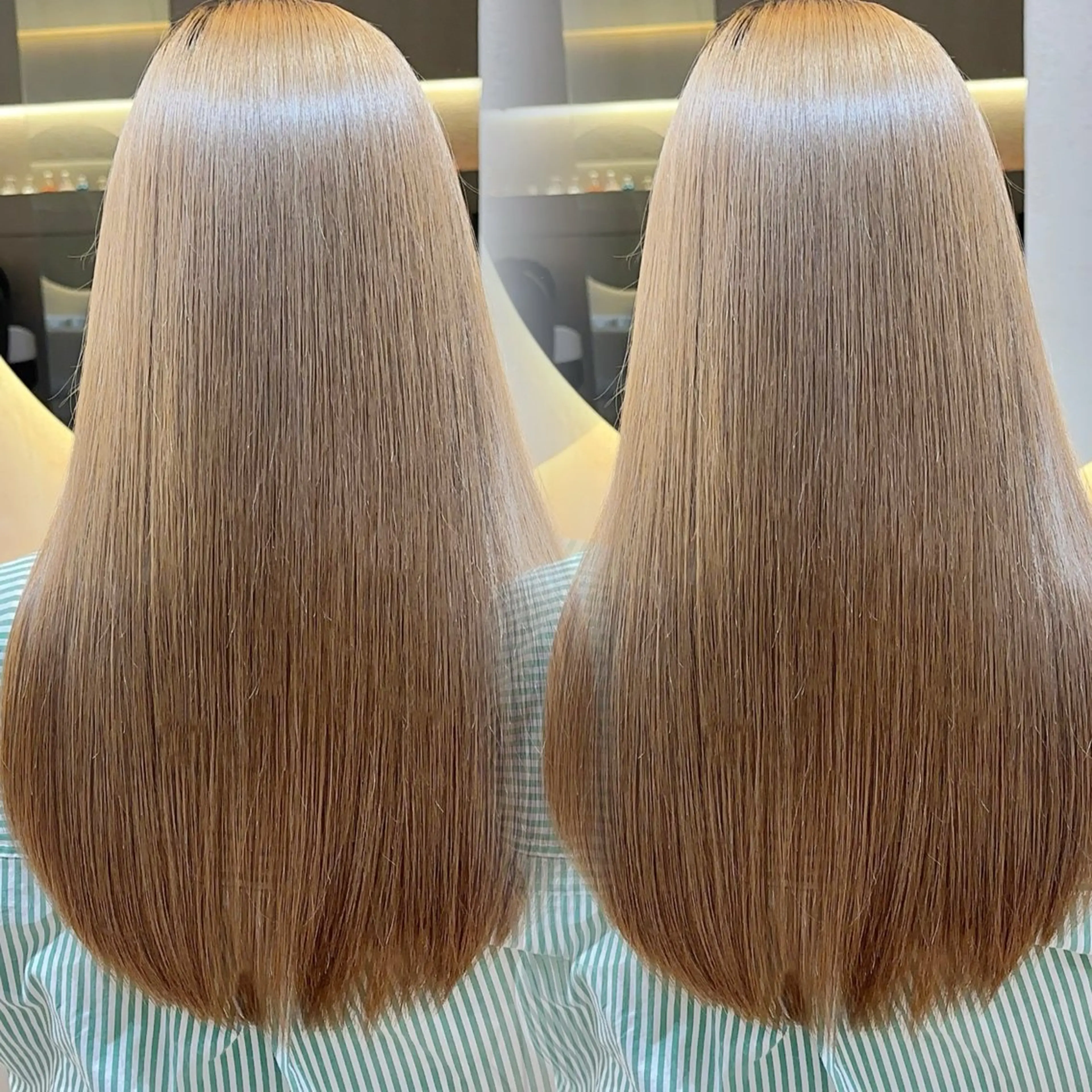 ロング カラー カット ヘアカラー 縮毛矯正 トリートメント レイヤー❣️縮毛矯 川村利幸のヘアスタイル