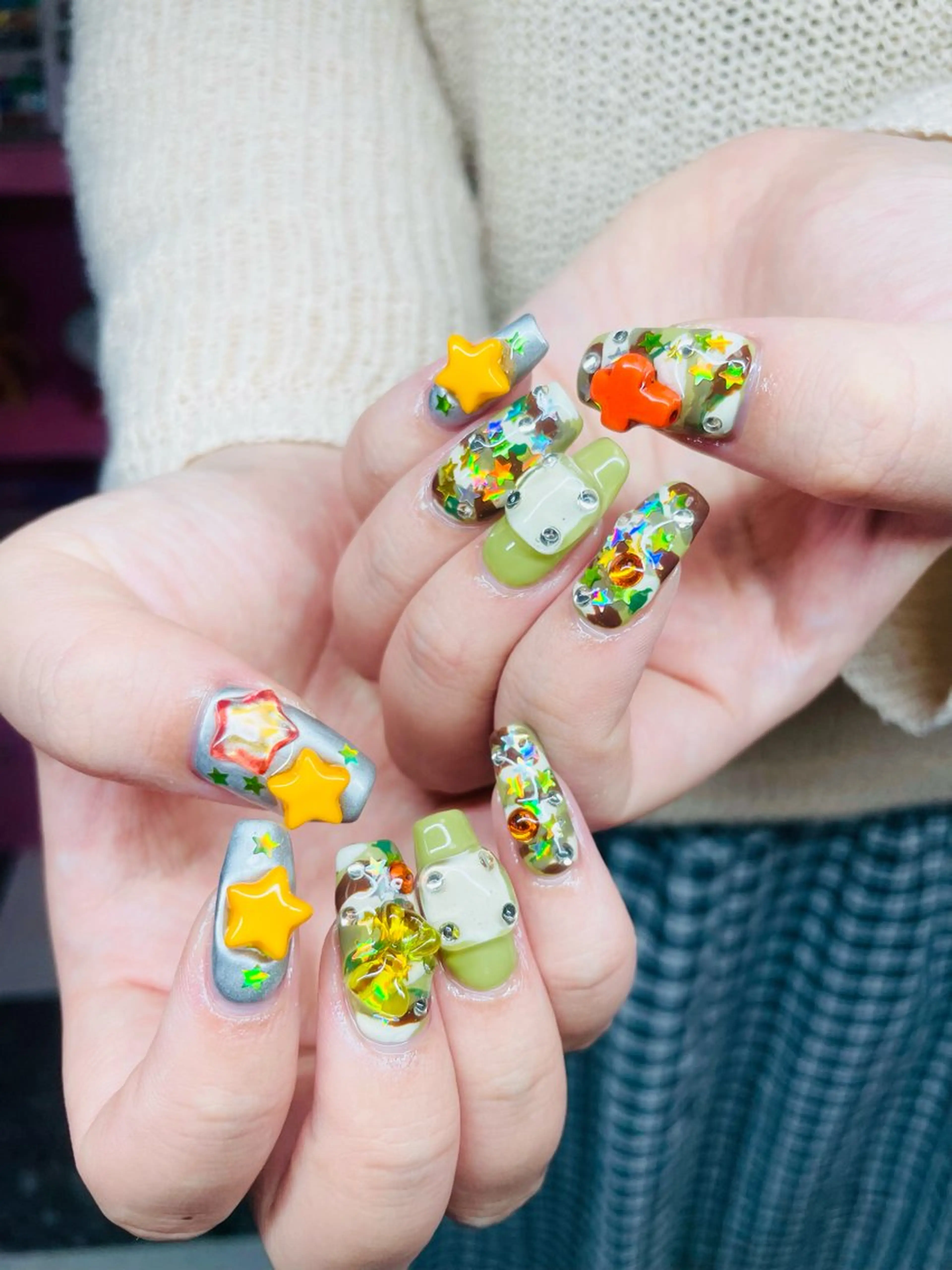 ネイル 持ち込み シンプルネイル ハンドネイル posa nail モエミのネイルデザイン