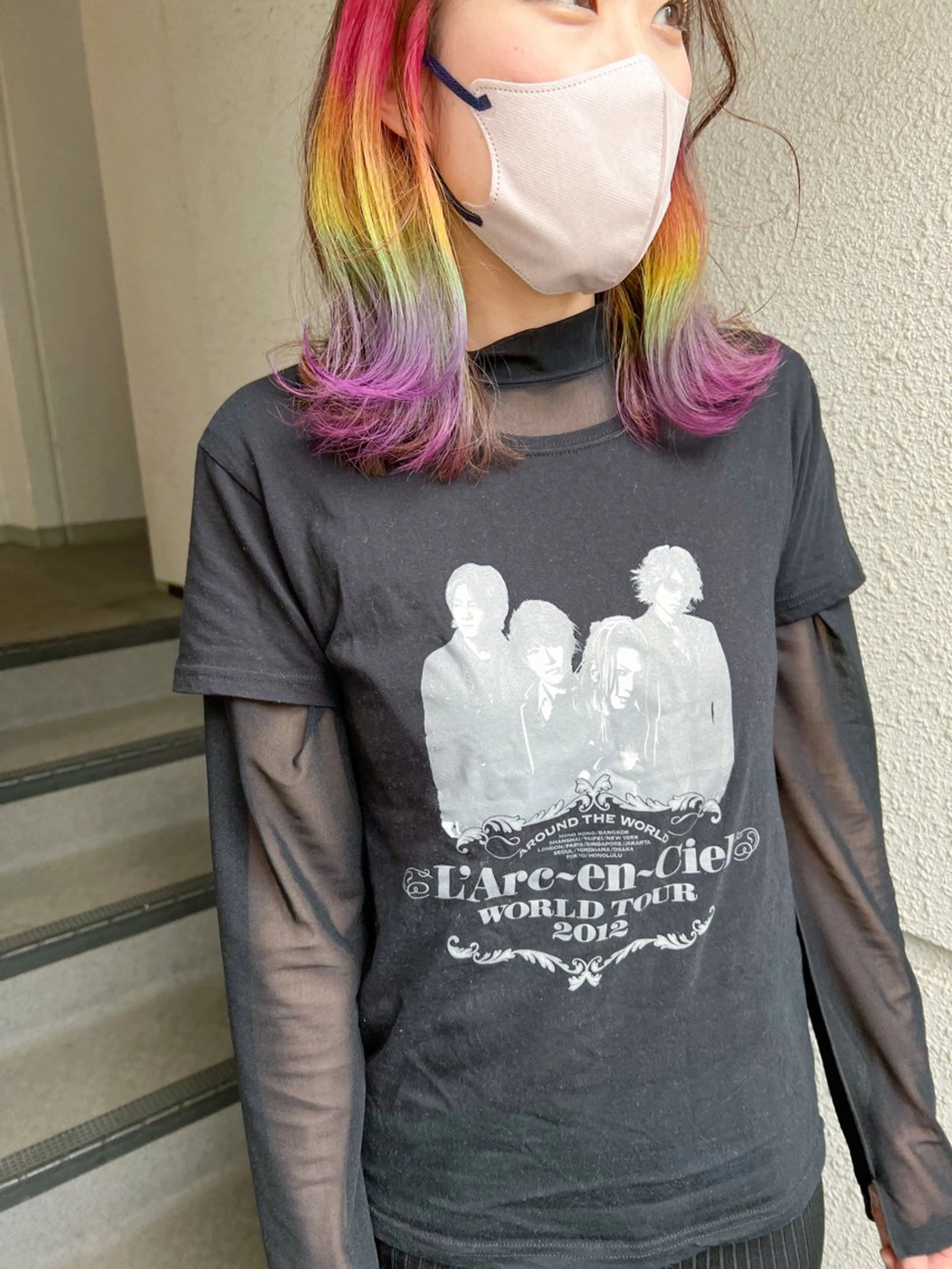 セミロング カラー ヘアアレンジ ヘアカラー カラーパティシエ facce🌼ikoのヘアスタイル