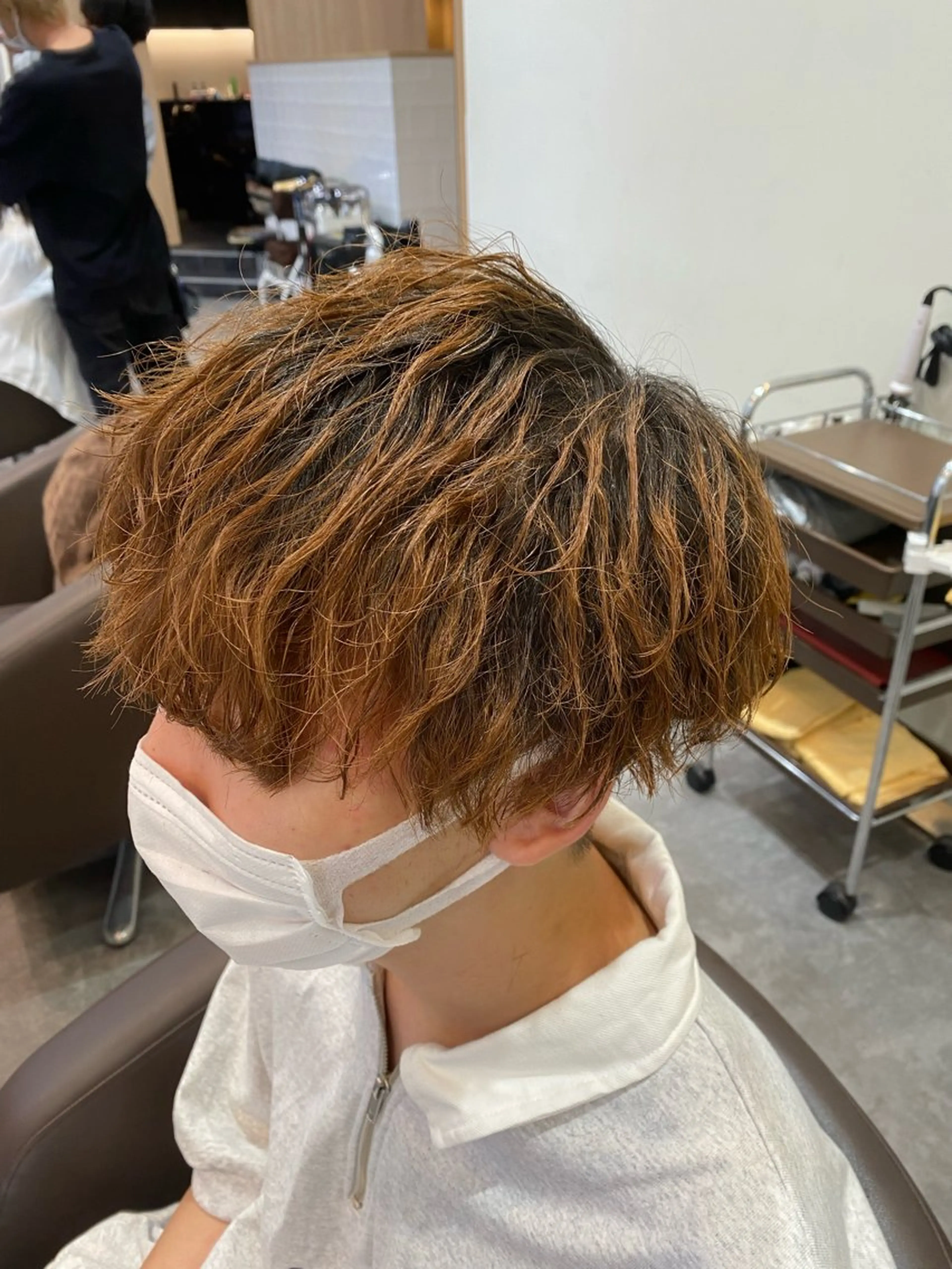 パーマ メンズ メンズ特化LIBER 石川玲央のヘアスタイル