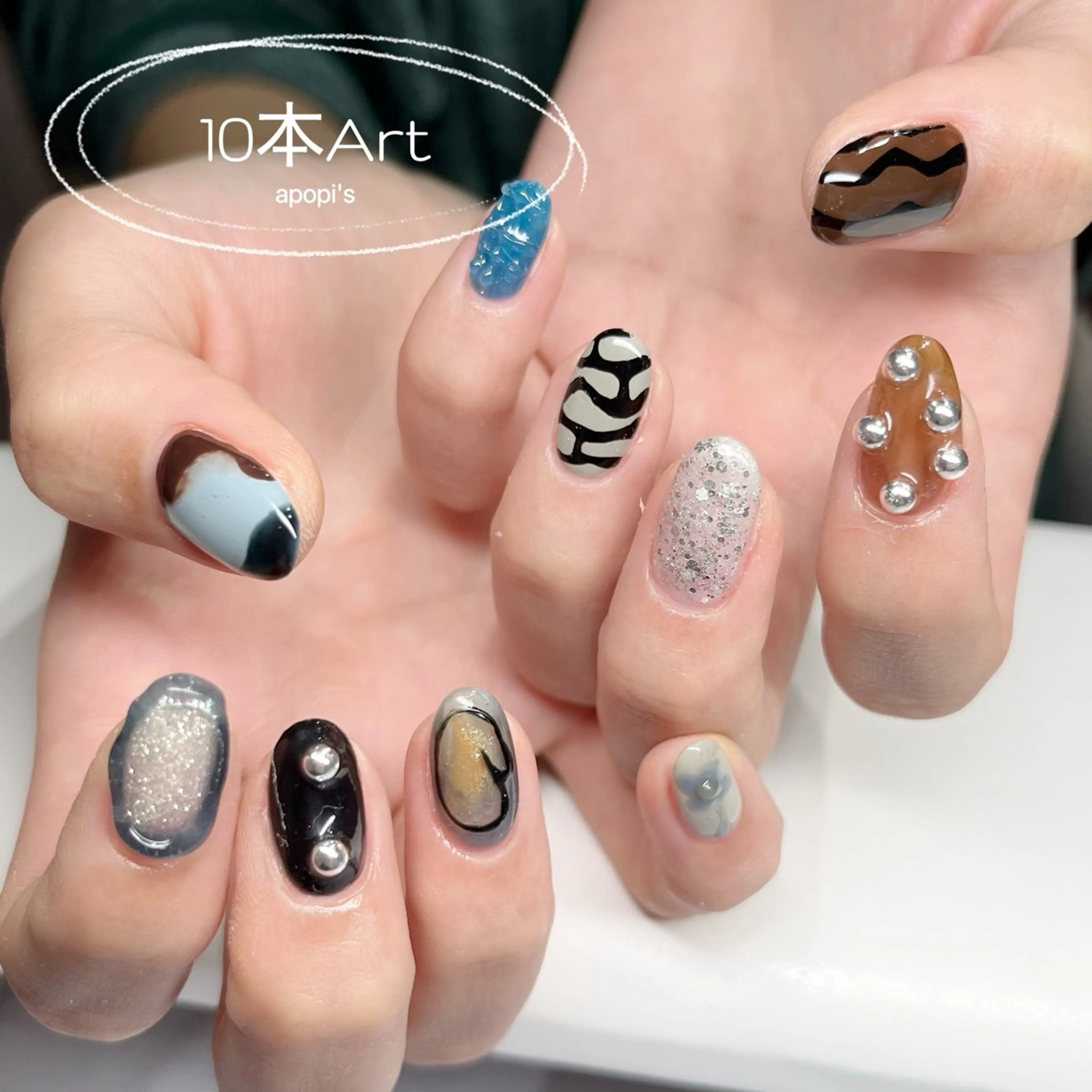 ネイル ハンドネイル apopis＊ close23:00のネイルデザイン