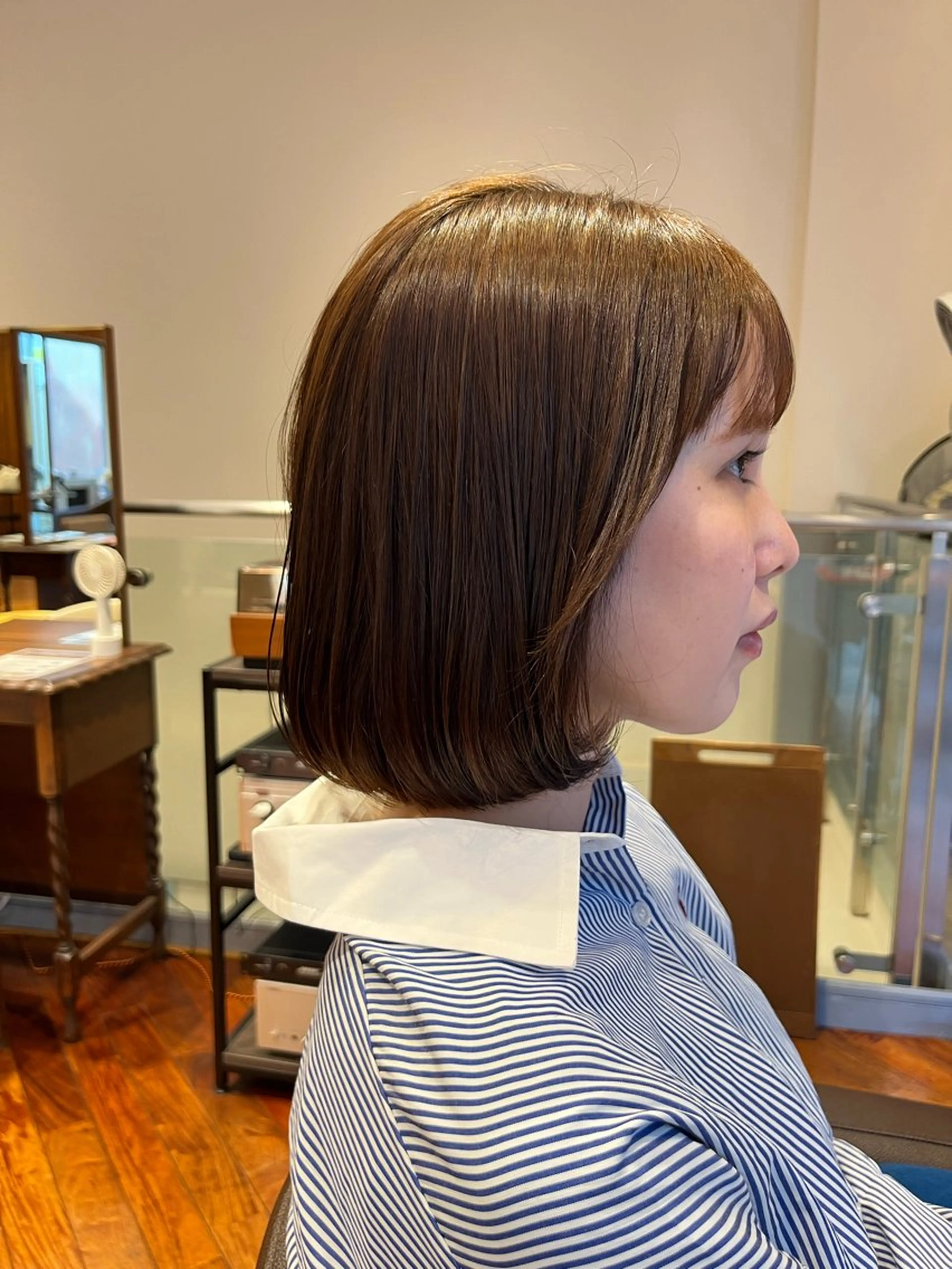 ミディアム ｼｮｰﾄｶｯﾄ 梅田 山下　すみれのヘアスタイル
