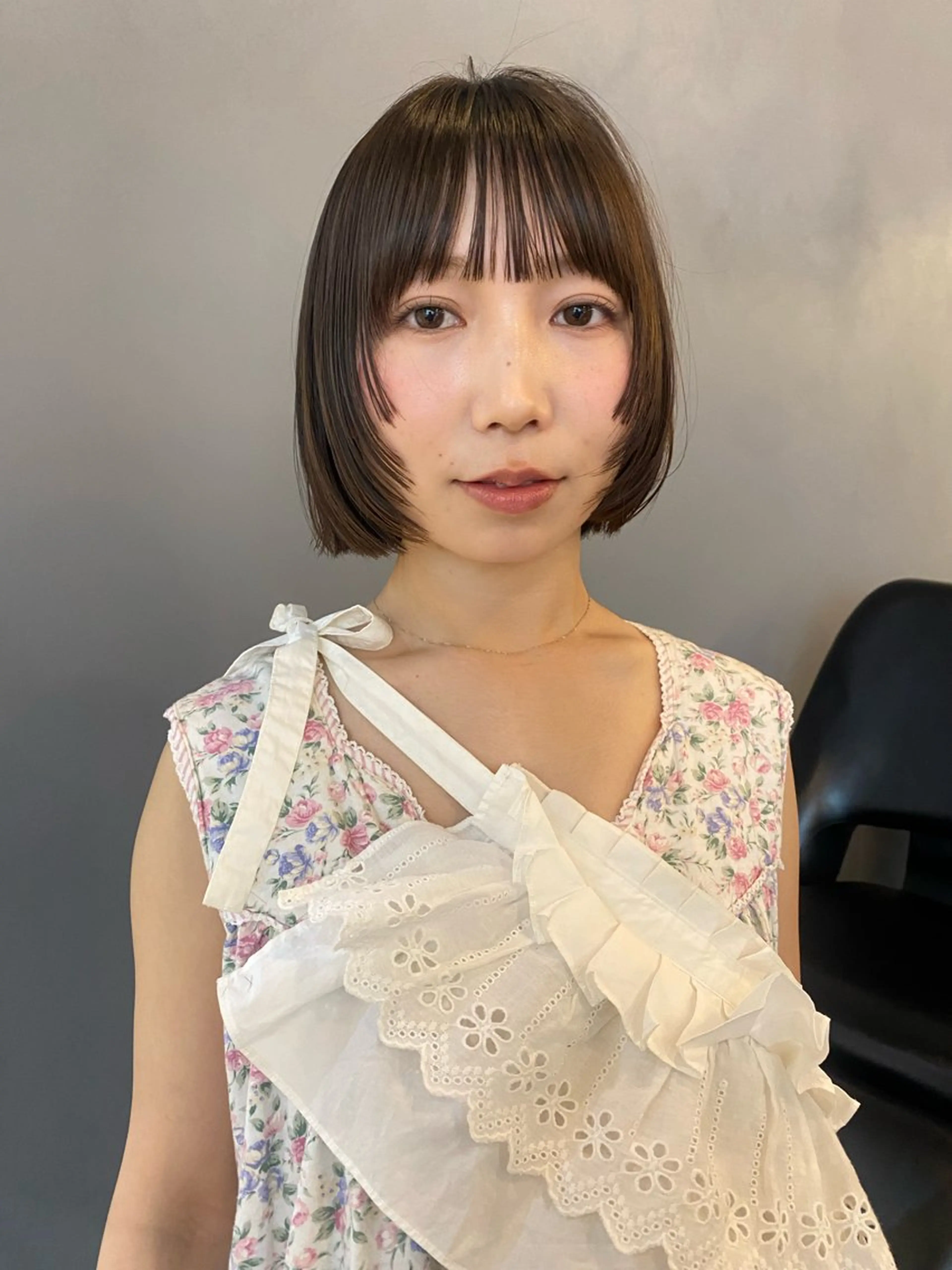 ショート レイヤーカット カット 永田 愛莉のヘアスタイル
