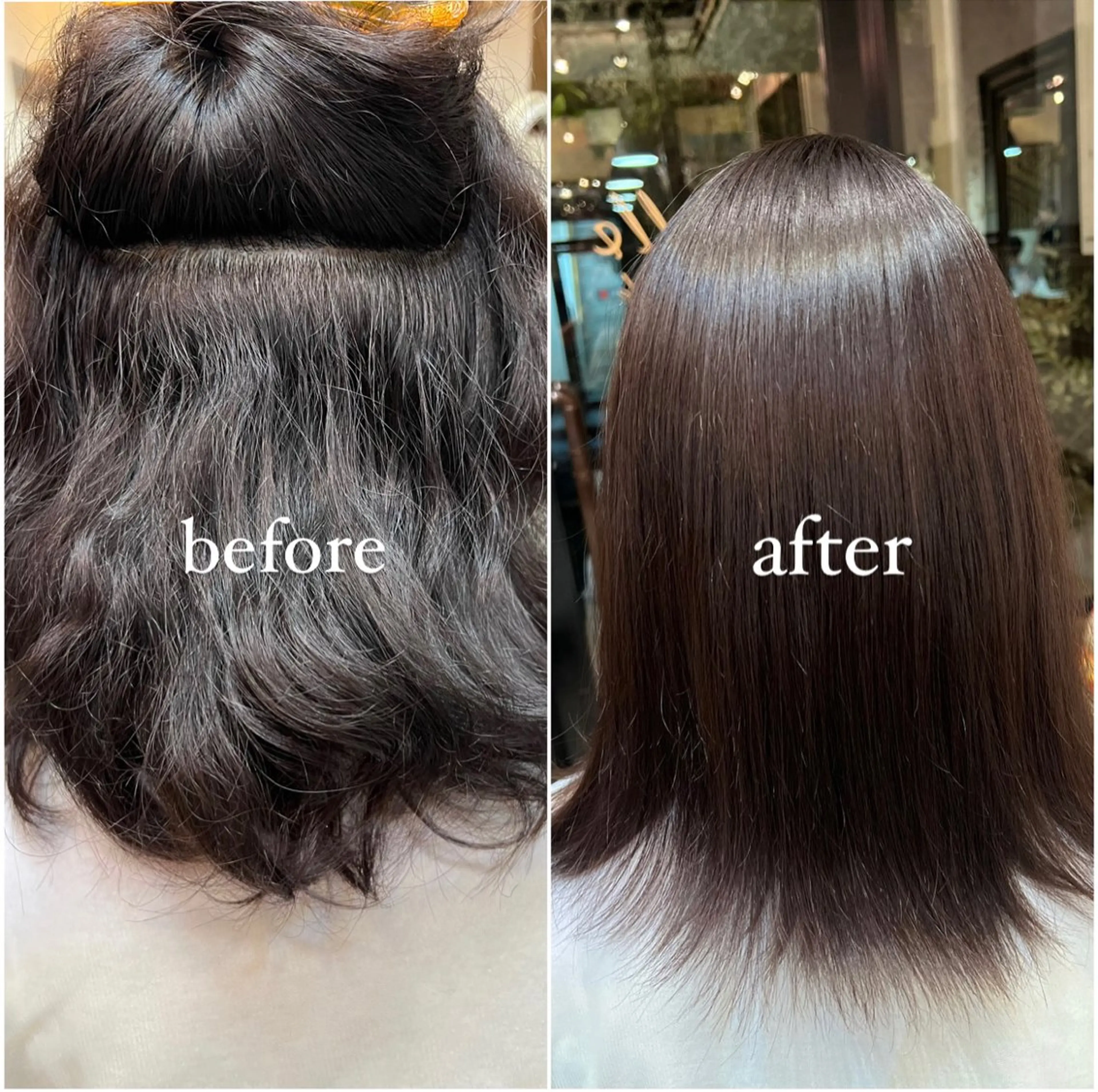 ミディアム カット 縮毛矯正 🐋湊 ゆうき 🫧のヘアスタイル