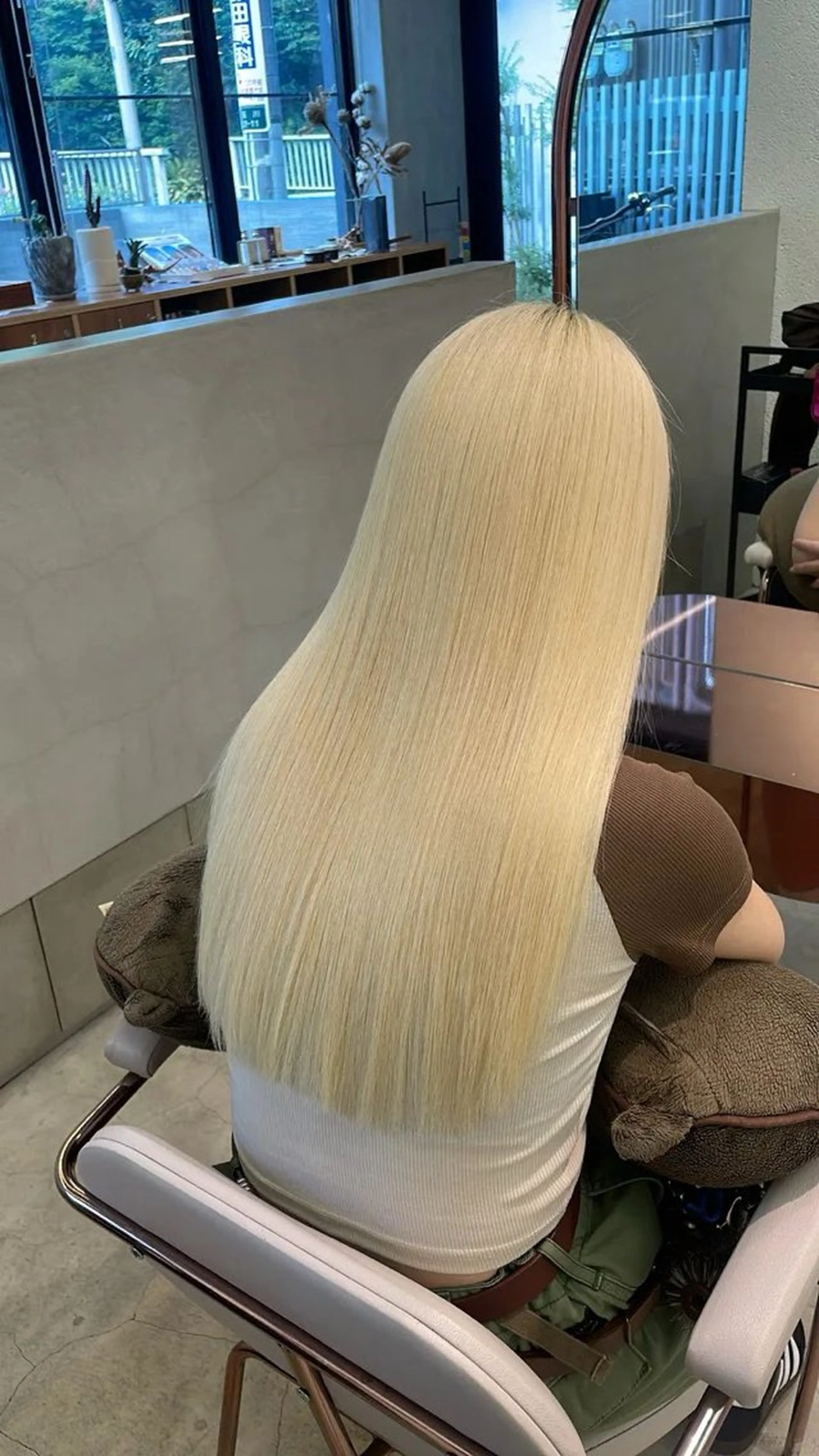 ロング トリートメント 鶴井 美空のヘアスタイル