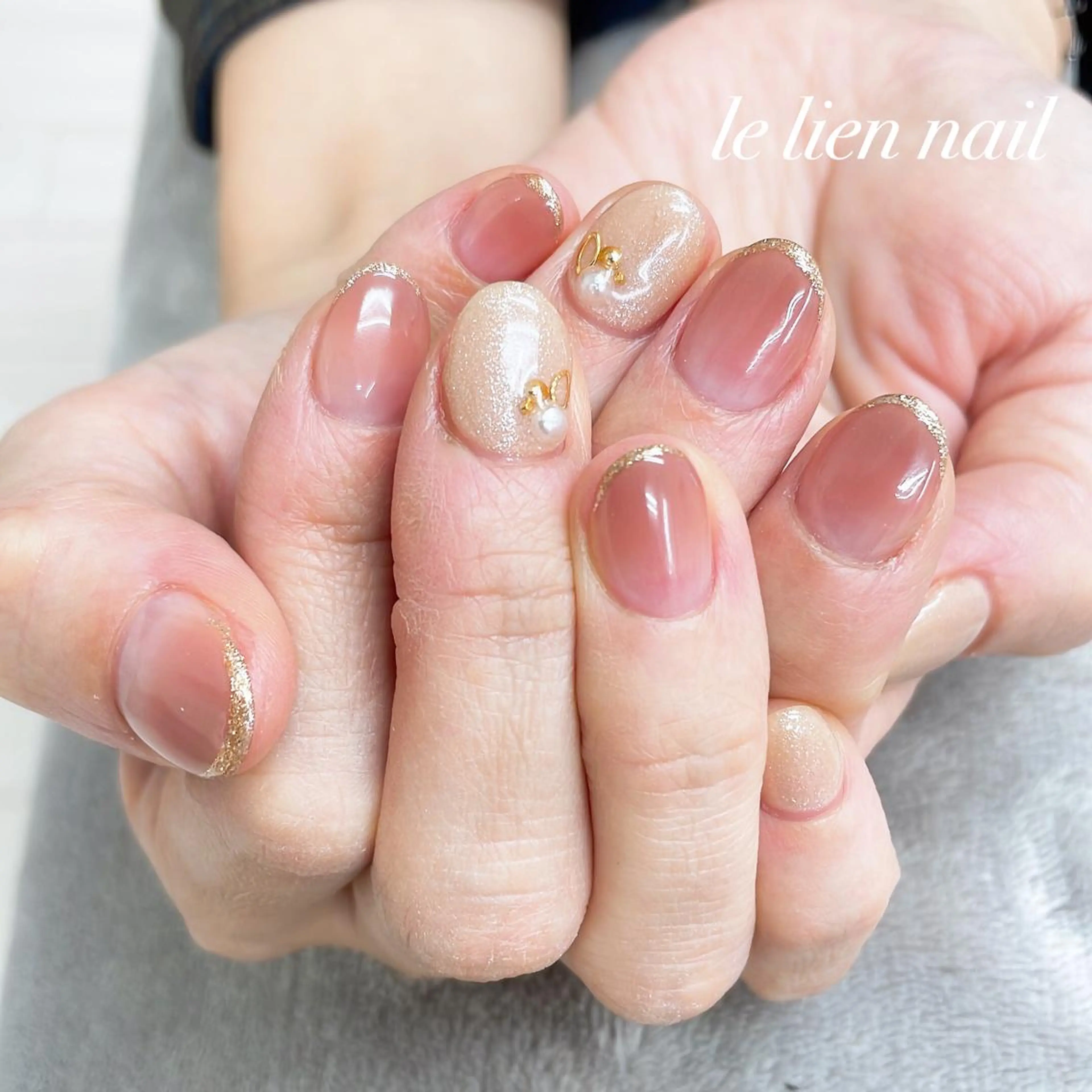 ミディアム le lien nailのネイルデザイン