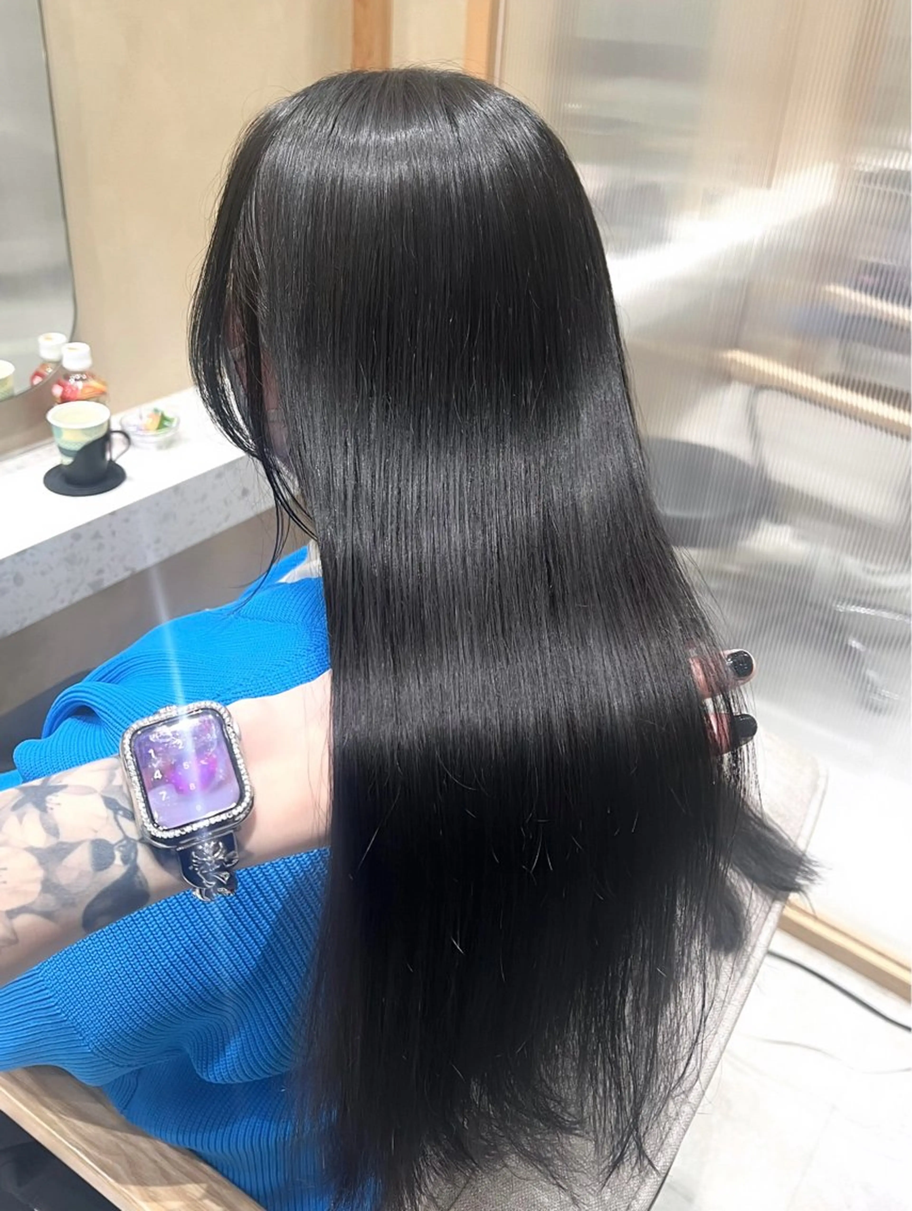 💭クセ・広がりが気になる方💭Premium艶髪ストレート×カットの写真