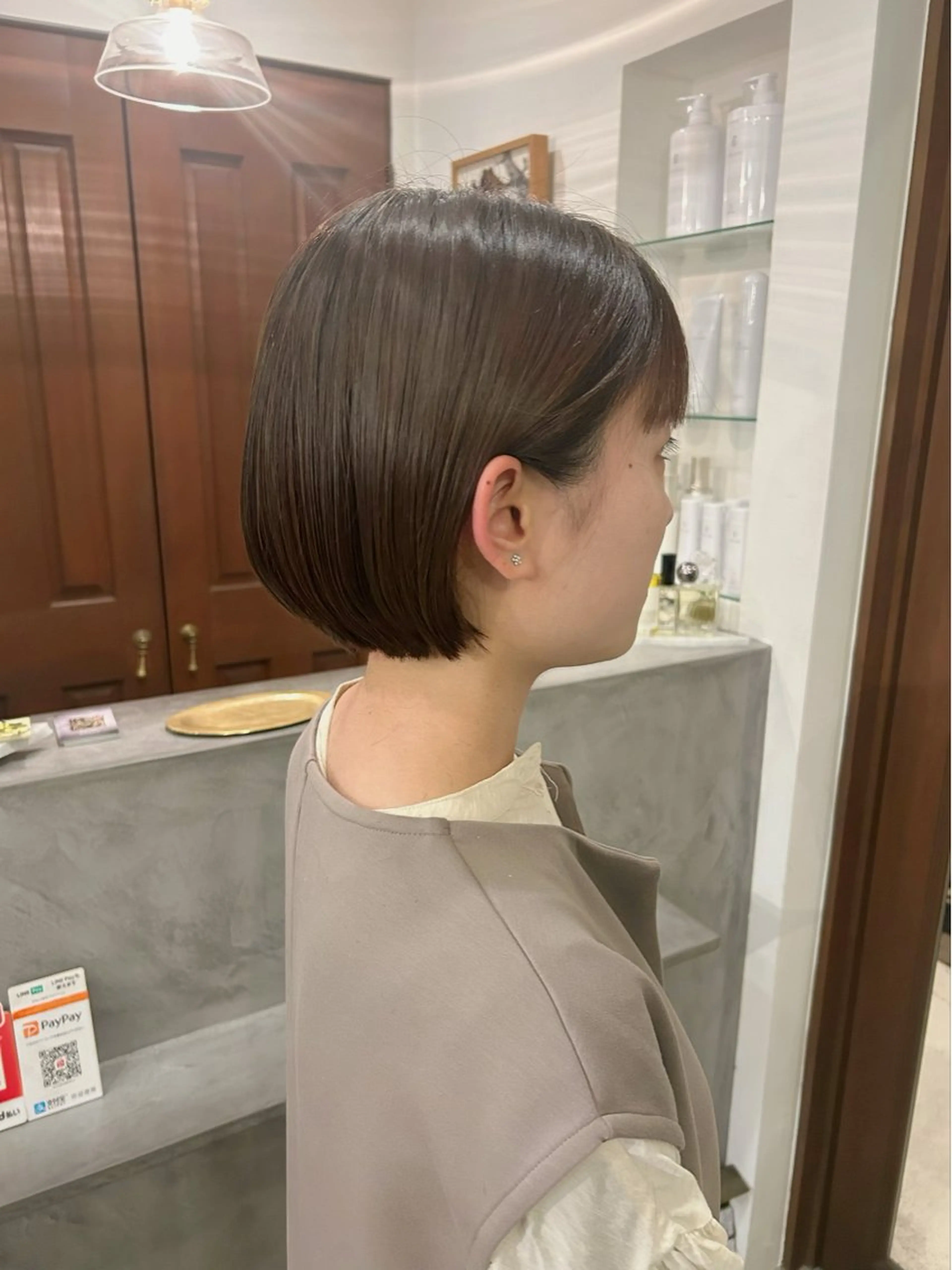 ショート ショートボブ ボブ ショートヘア 谷澤 朋佳のヘアスタイル