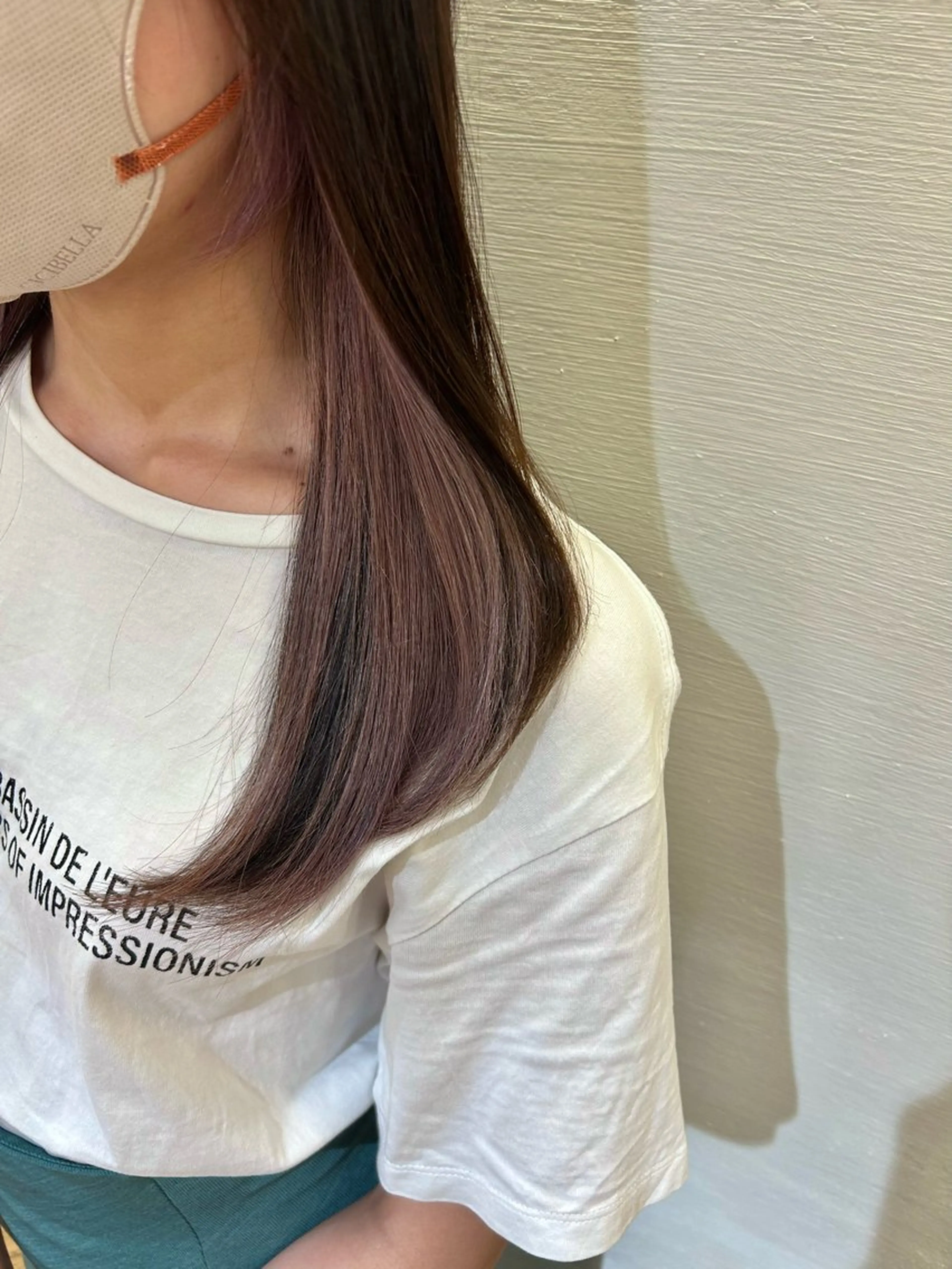 セミロング カラー ブリーチ bnd_bnd アイのヘアスタイル