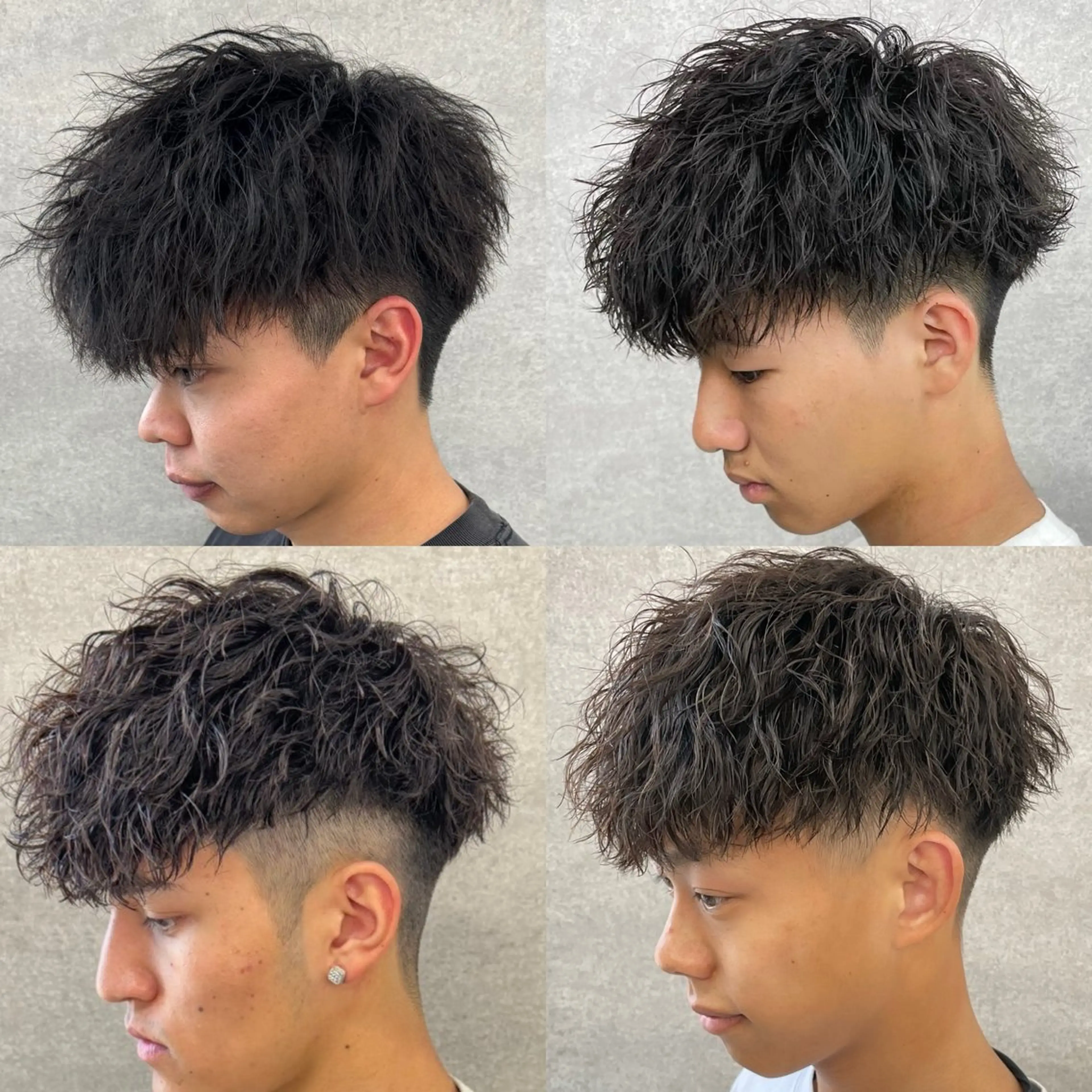 ショート カラー パーマ ヘアアレンジ メンズ キッズ 🔥メンズパーマ🔥 菅原楓のヘアスタイル