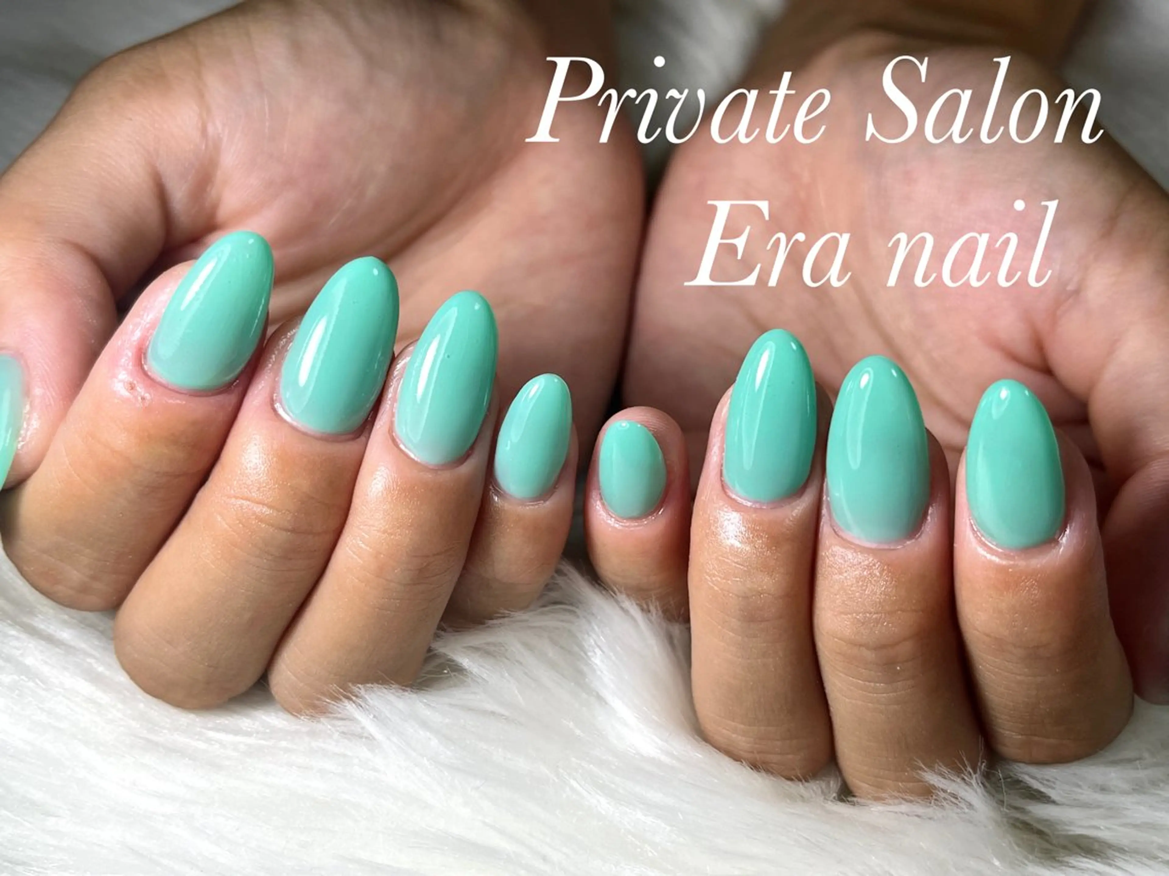 ネイル ワンカラーネイル スカルプネイル Era nailのネイルデザイン