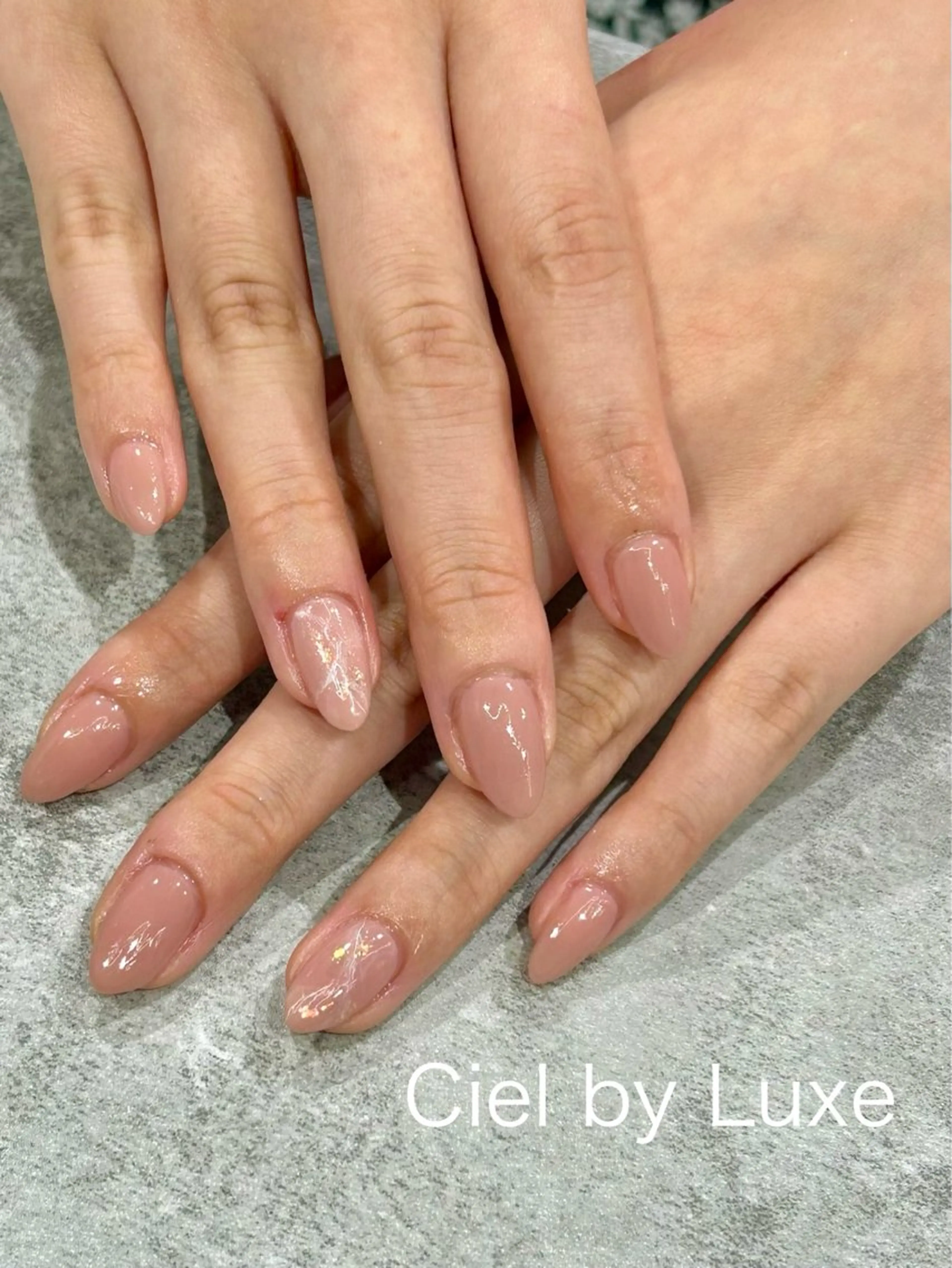 ネイル アートネイル ワンカラーネイル シンプルネイル CielbyLuxe manamiのネイルデザイン