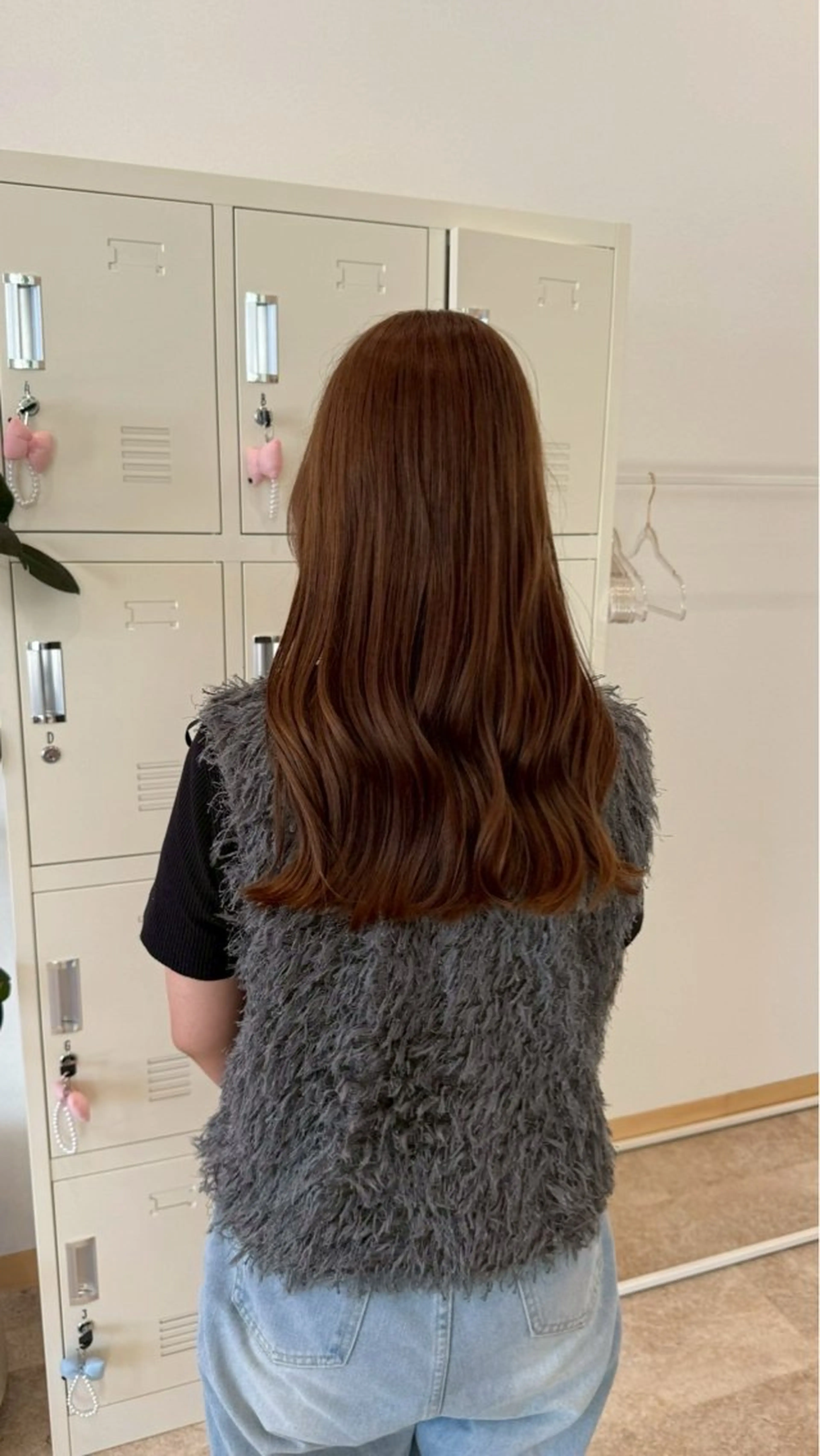 ロング カラー ヘアカラー トリートメント 清潔感ｶｯﾄ×透明感 ｶﾗｰ/ゆんな🫧のヘアスタイル