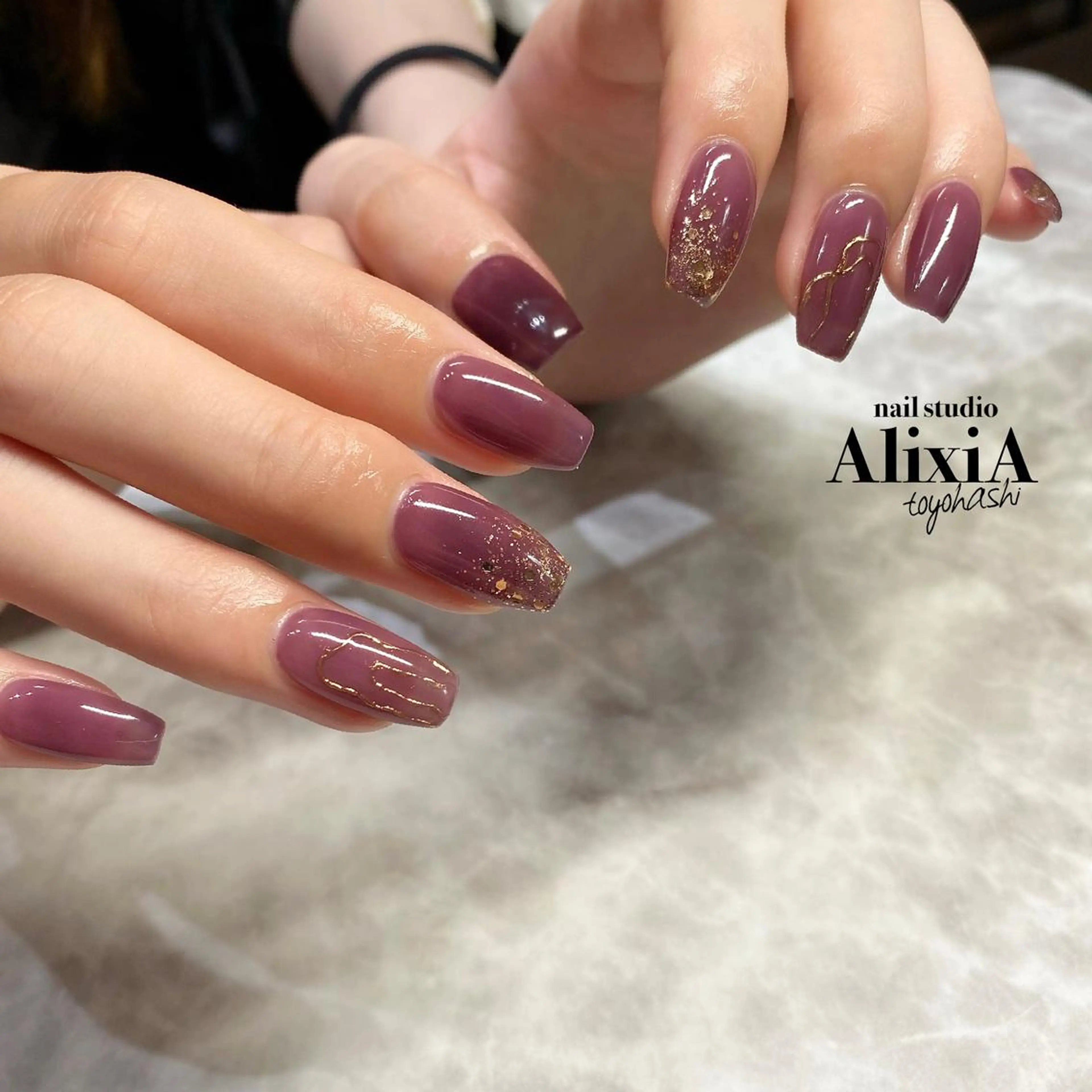 ネイル ハンドネイル AlixiA ゆみのネイルデザイン