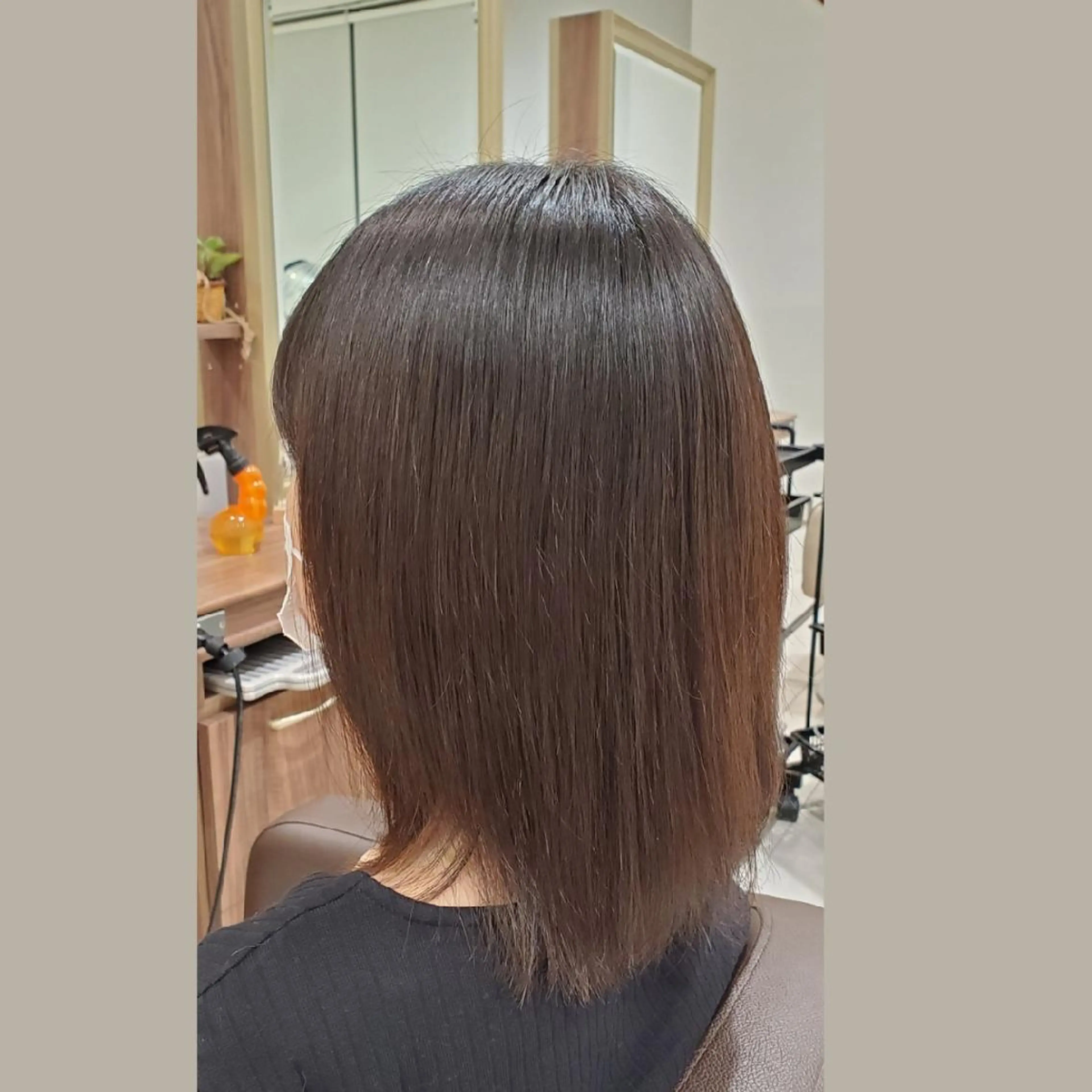 ミディアム カット 縮毛矯正 🌀メンズパーマ特化 藤井 凌雅🌀のヘアスタイル