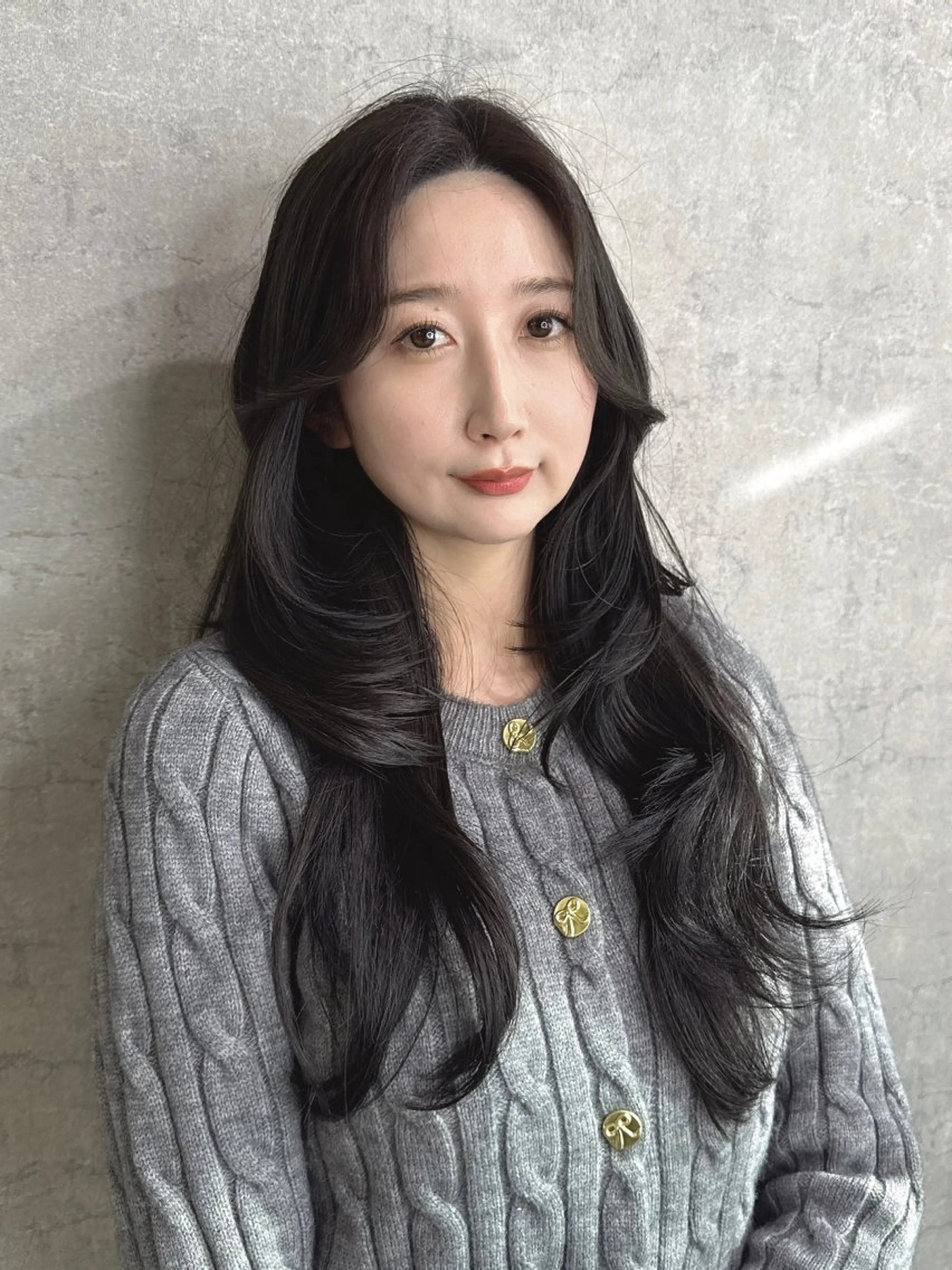 ロング トレンド韓国レイヤー 🇰🇷のんのヘアスタイル