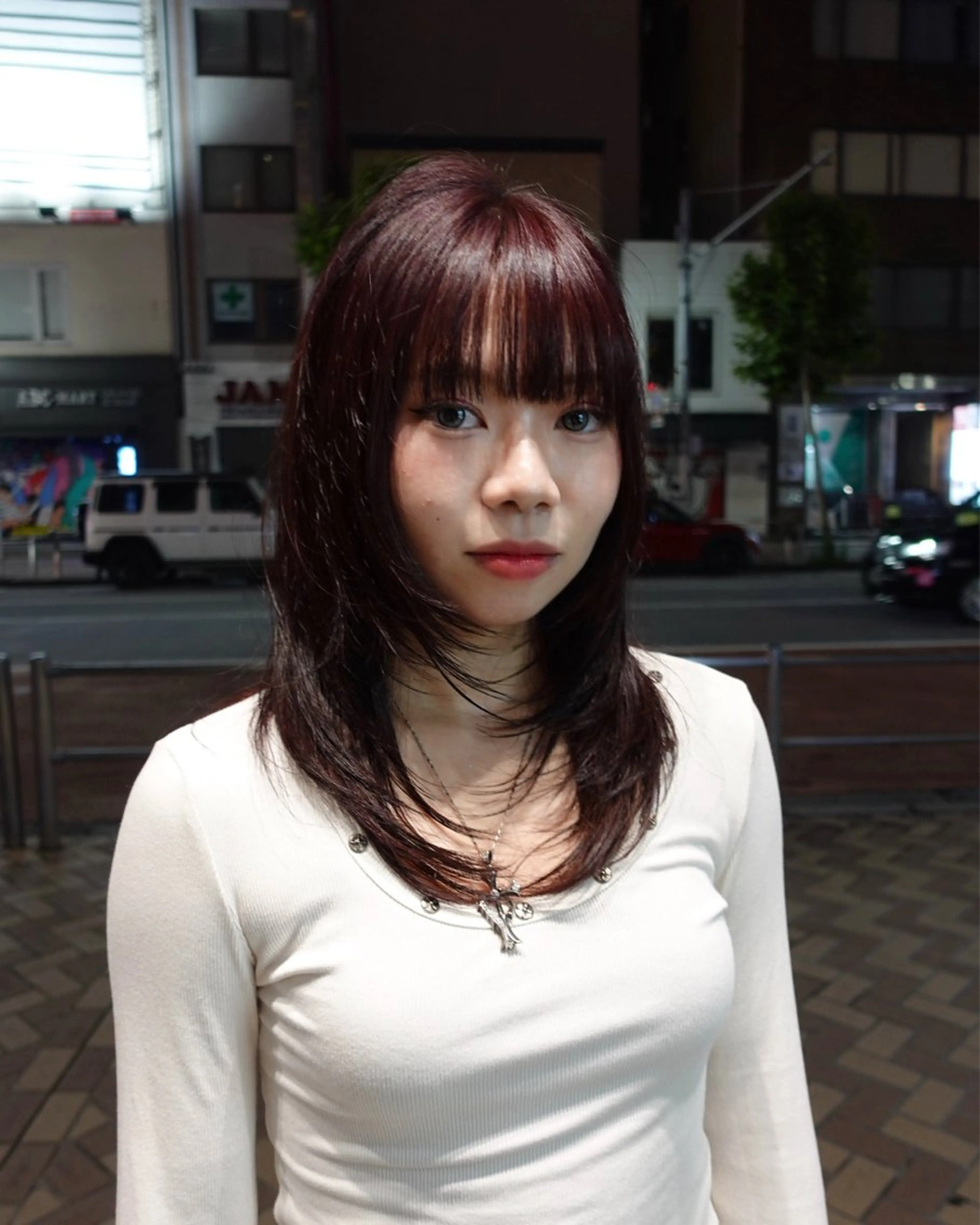 ミディアム Kaede🍁 FILMS 渋谷のヘアスタイル