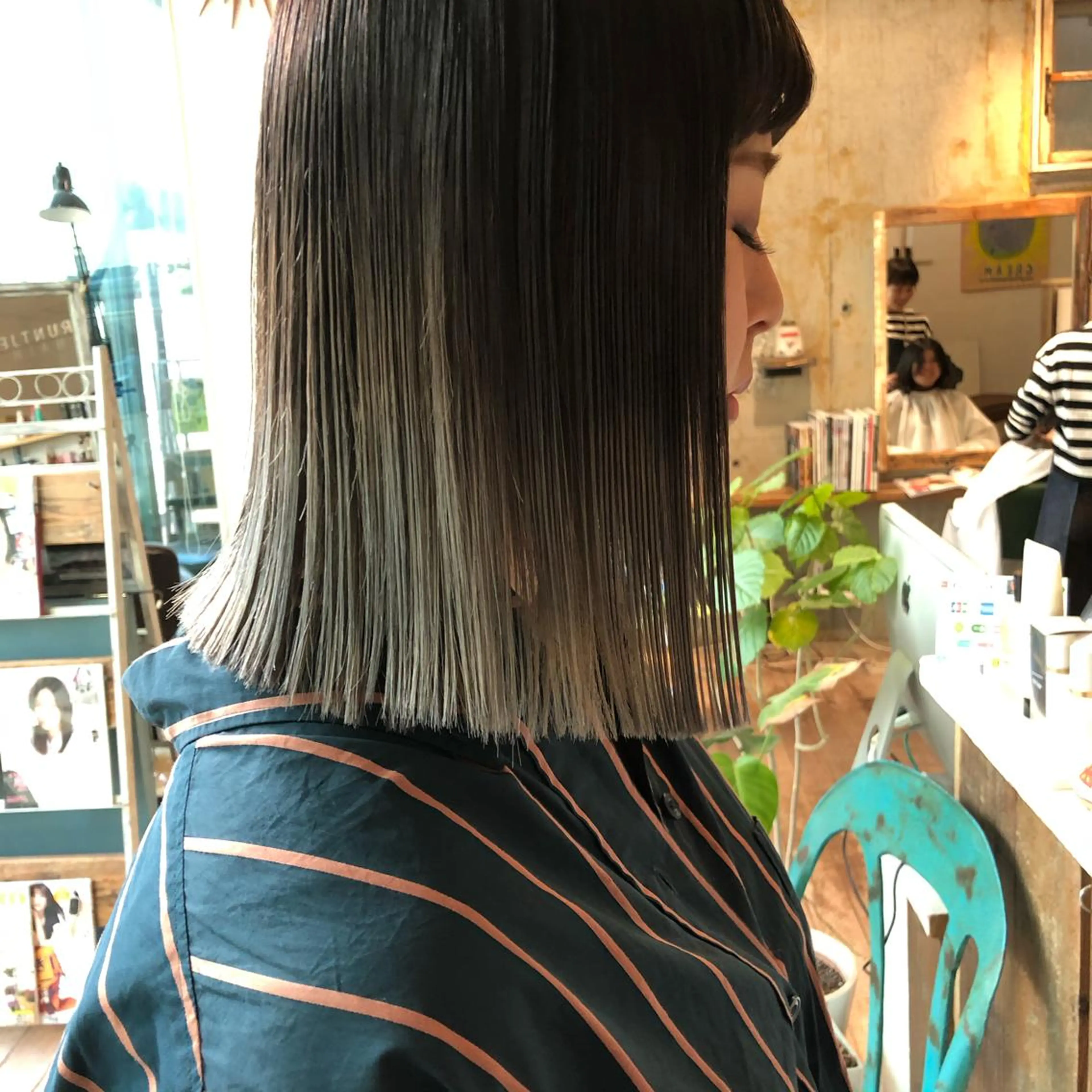 ミディアム カラー ヘアアレンジ BRUNTJET所属・MAEDA MADOKAのヘアスタイル