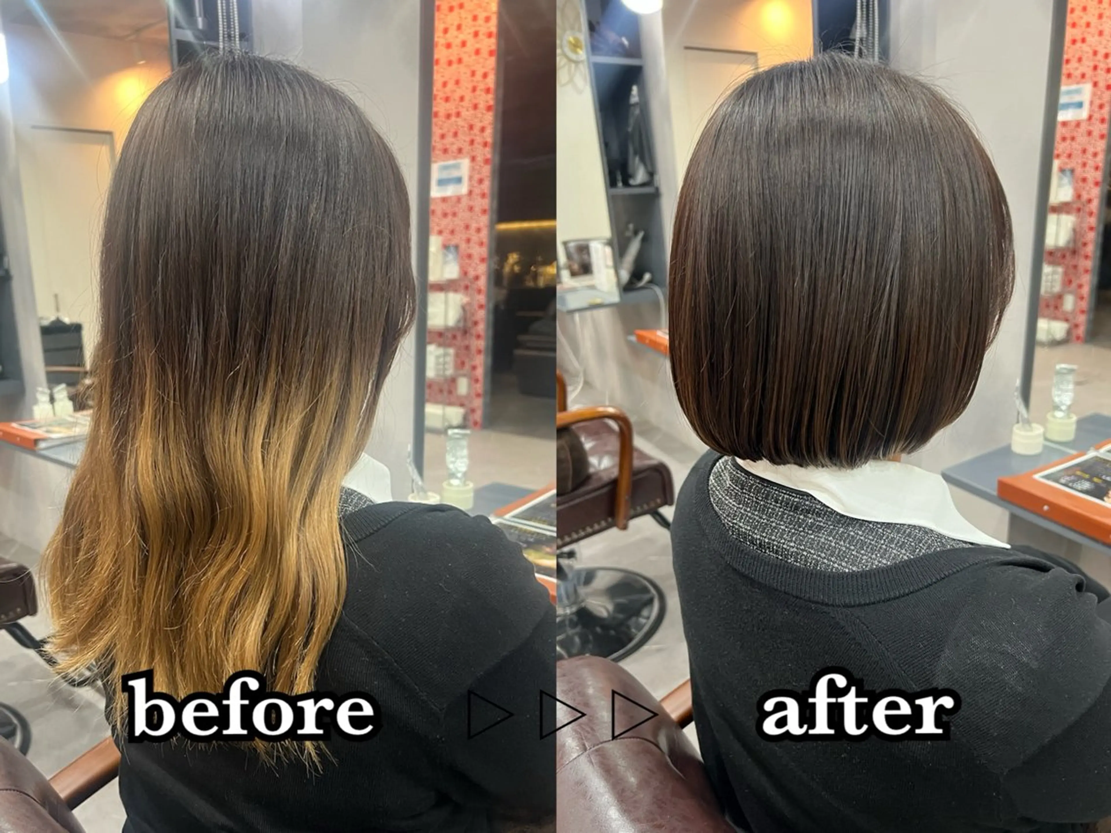 ショート ボブ 佐々木 愛実のヘアスタイル