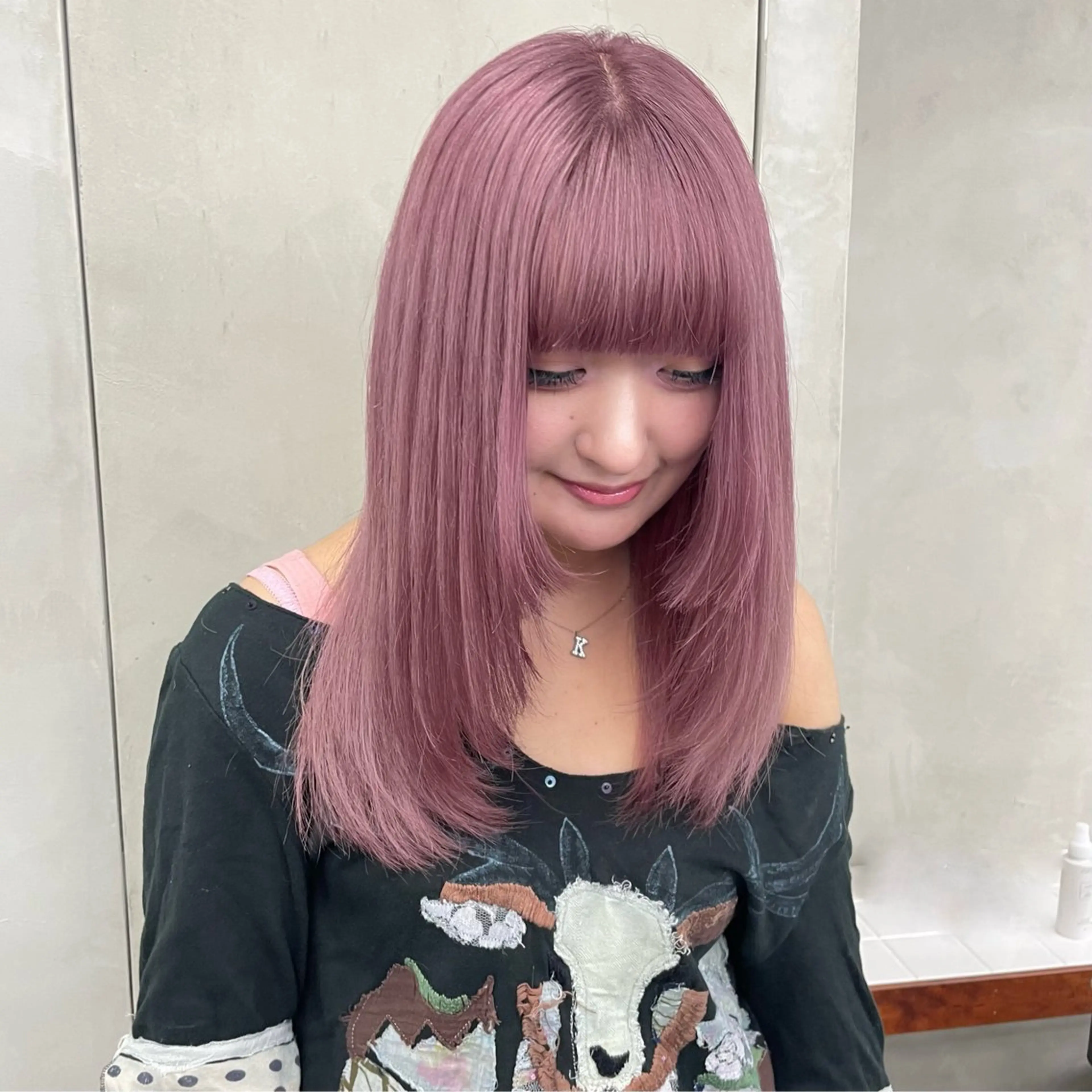 ロング カラー カット ヘアカラー トリートメント 🍒暖色カラー🍒 渋谷/YUUのヘアスタイル