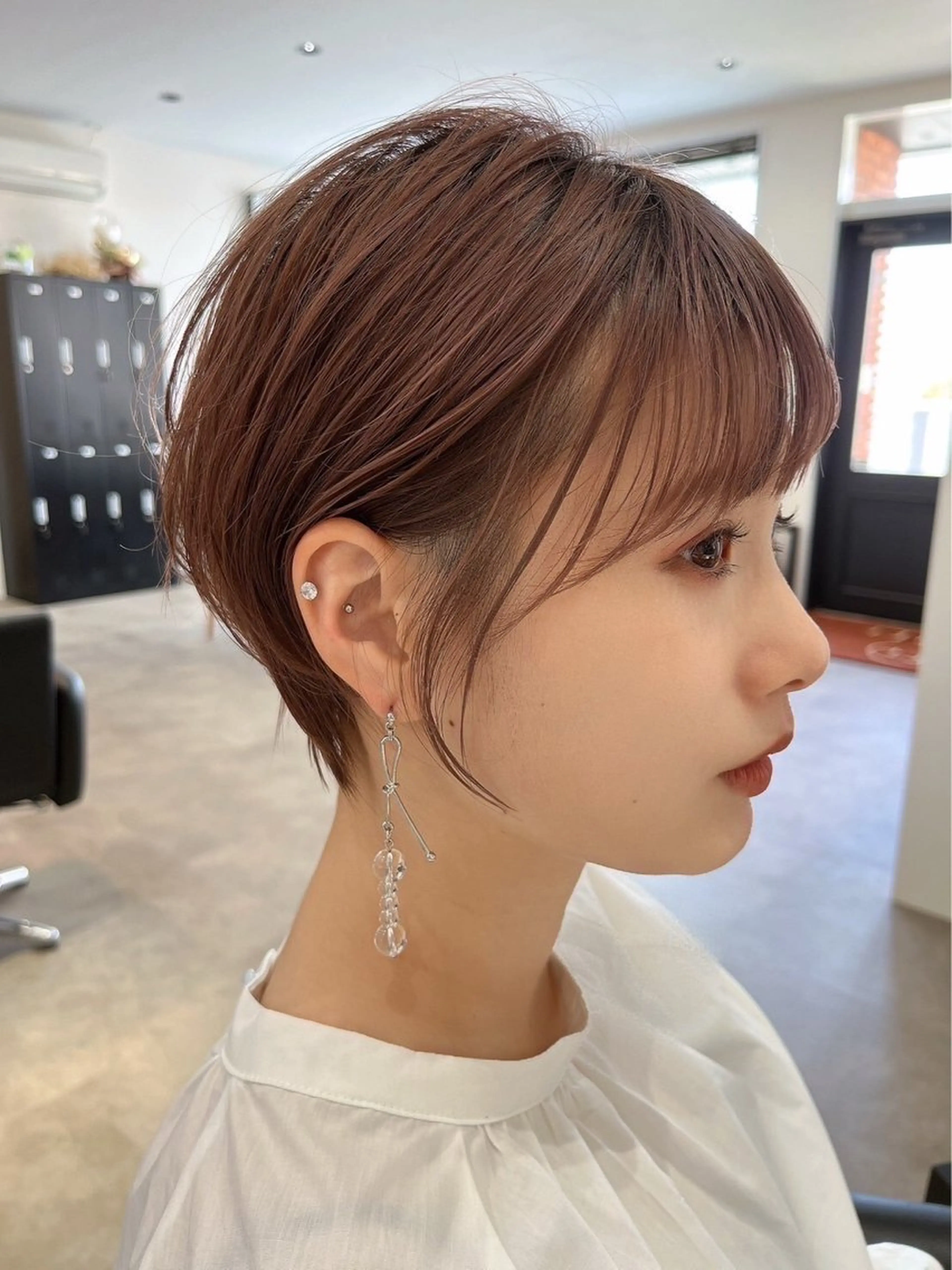 ショート カラー 透明感カラー 熊本メンズ/嘉島 /坂嶋大飛のヘアスタイル