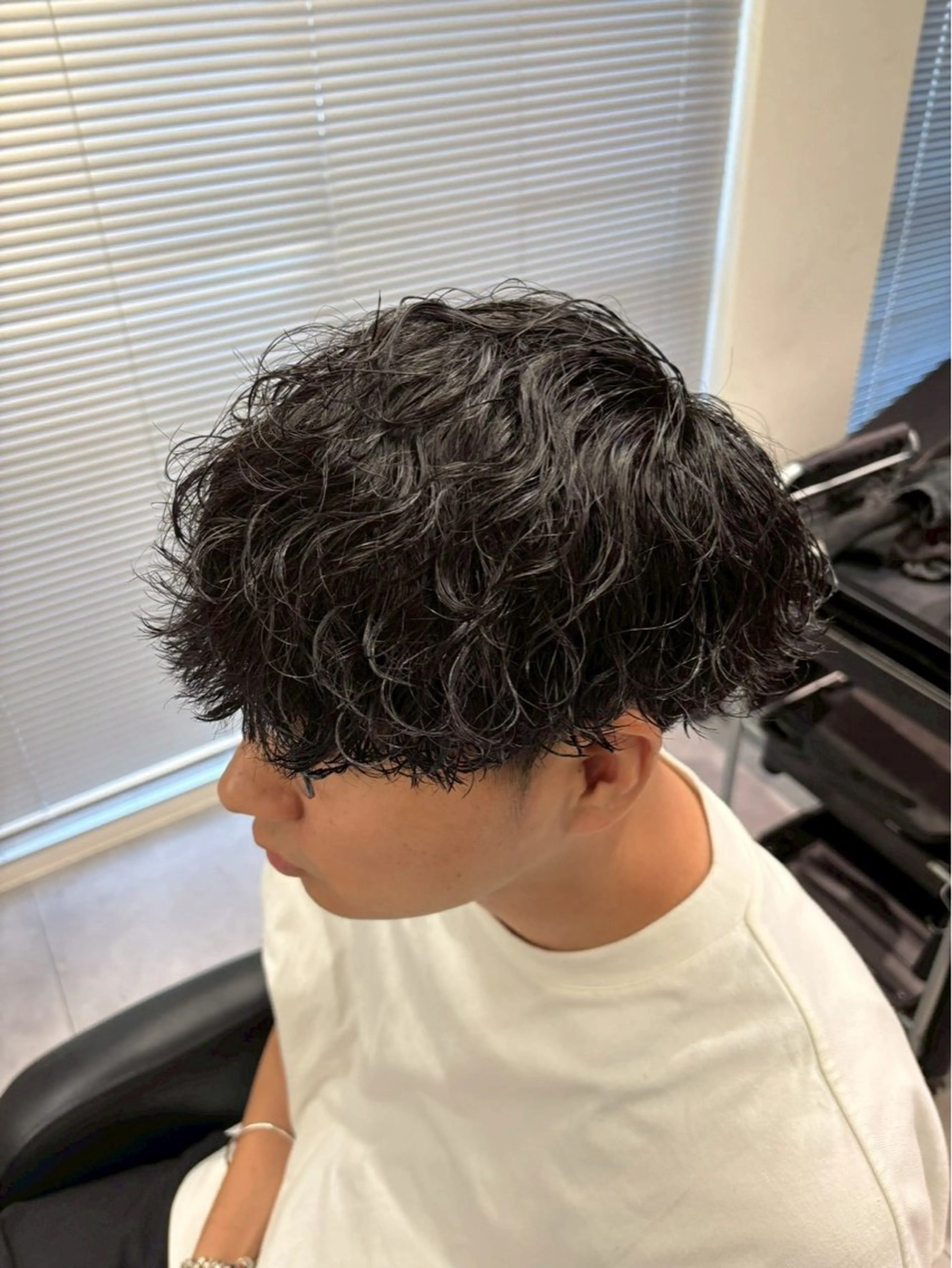パーマ メンズ ♨️毛流れ特化♨️ メンズパーマ/はやとのヘアスタイル