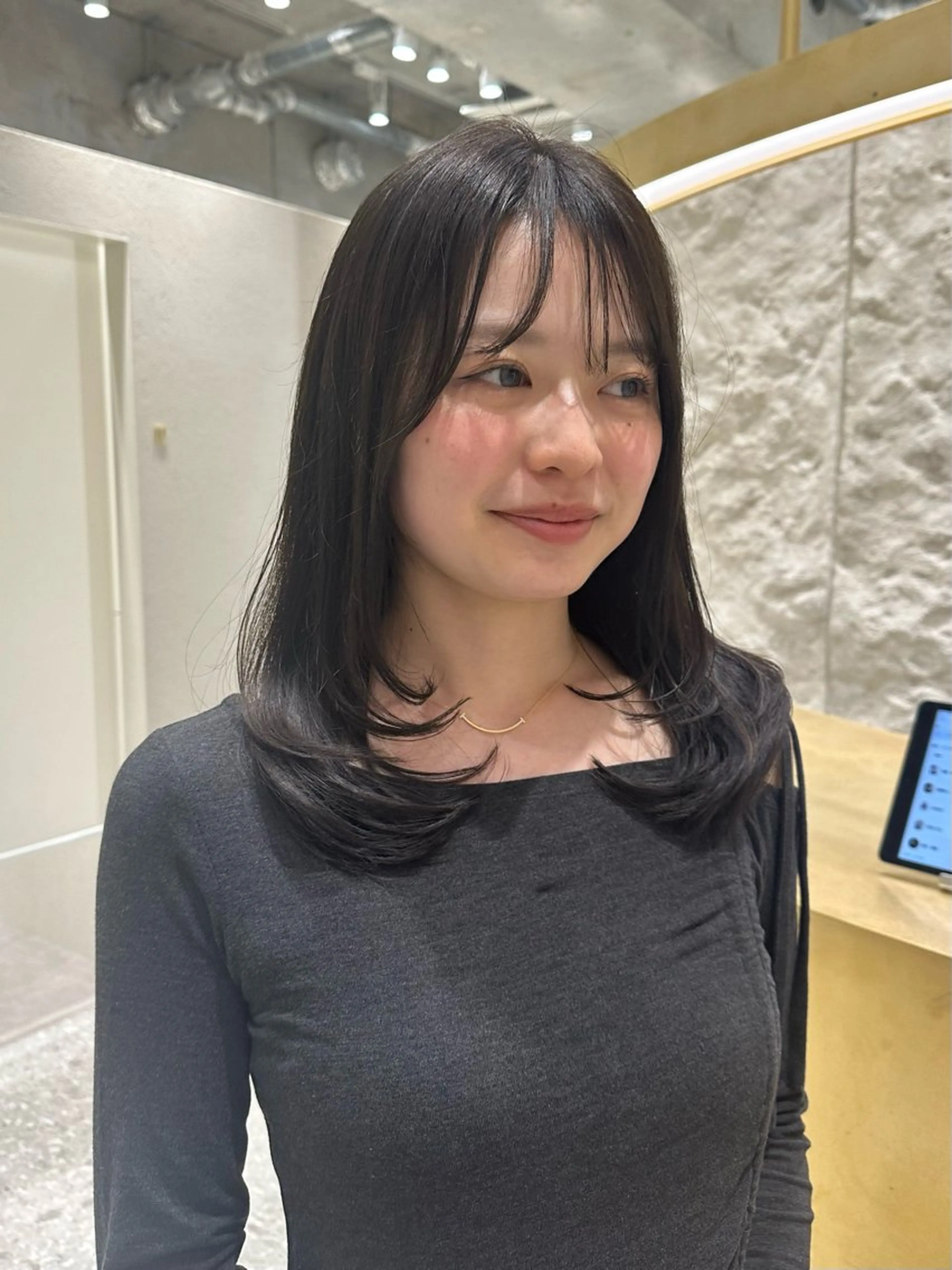 ミディアム カラー カット ヘアカラー 銀座/ヘアセット/ 島村美帆のヘアスタイル