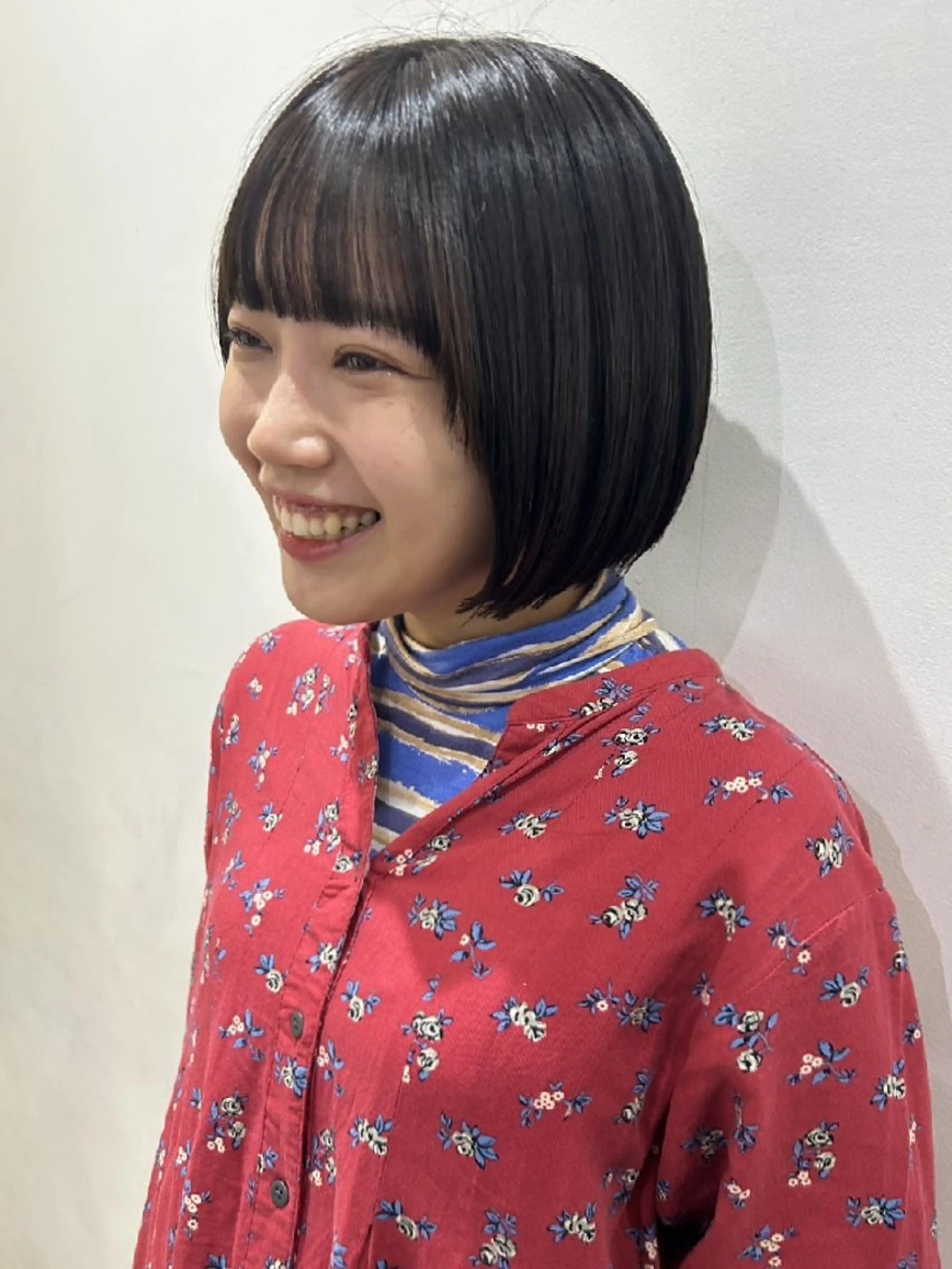 ショート ボブ ボブ人気No,1✨ TAME副店長のヘアスタイル