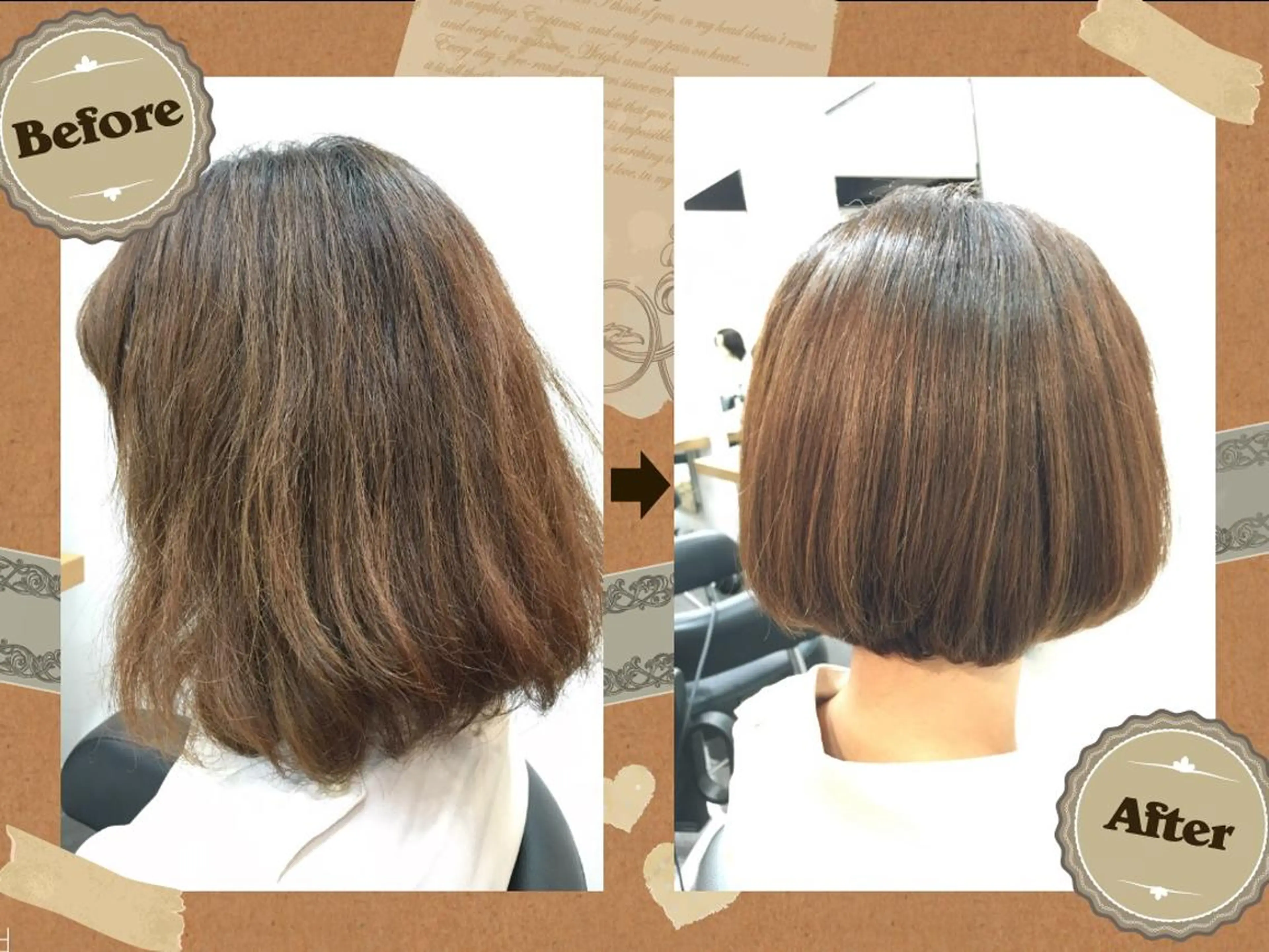 ショート パーマ 縮毛矯正 デジタルパーマ💫/ 似合わせカット✂️のヘアスタイル