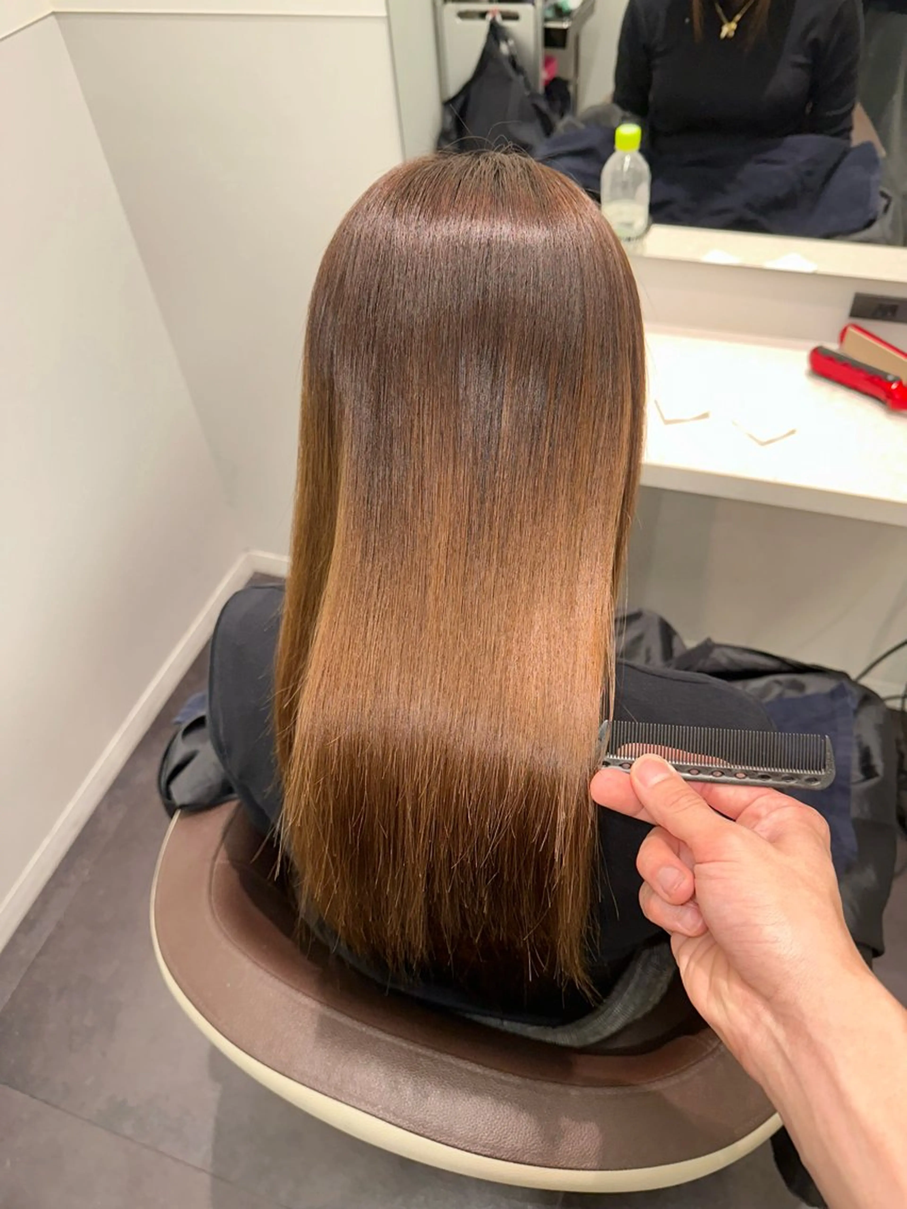 セミロング 美髪特化✨ 伊織✨縮毛矯正✨のヘアスタイル