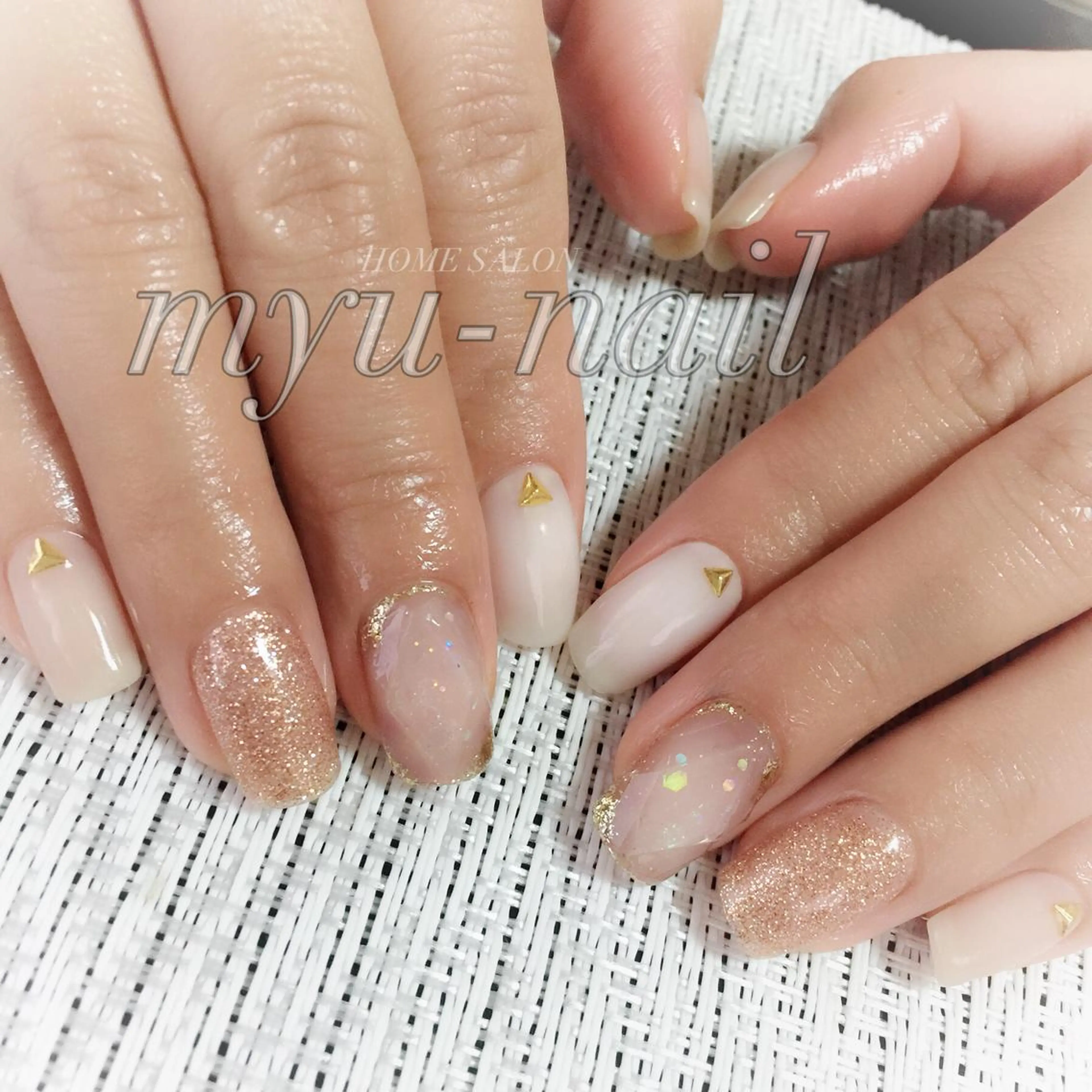 ネイル ハンドネイル ホームサロン myu-nailのネイルデザイン