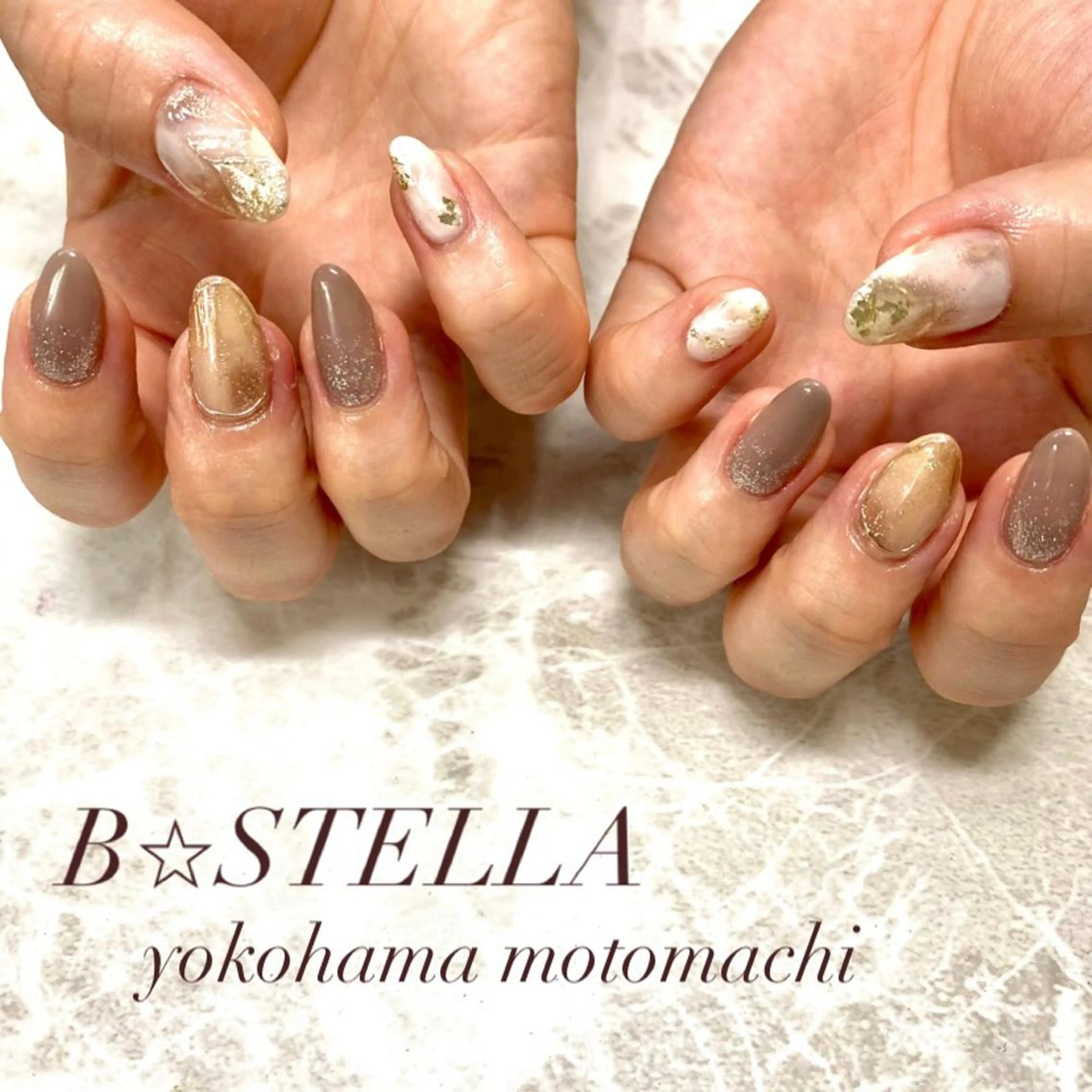 ネイル ハンドネイル B☆STELLA SUNAKAWAのネイルデザイン