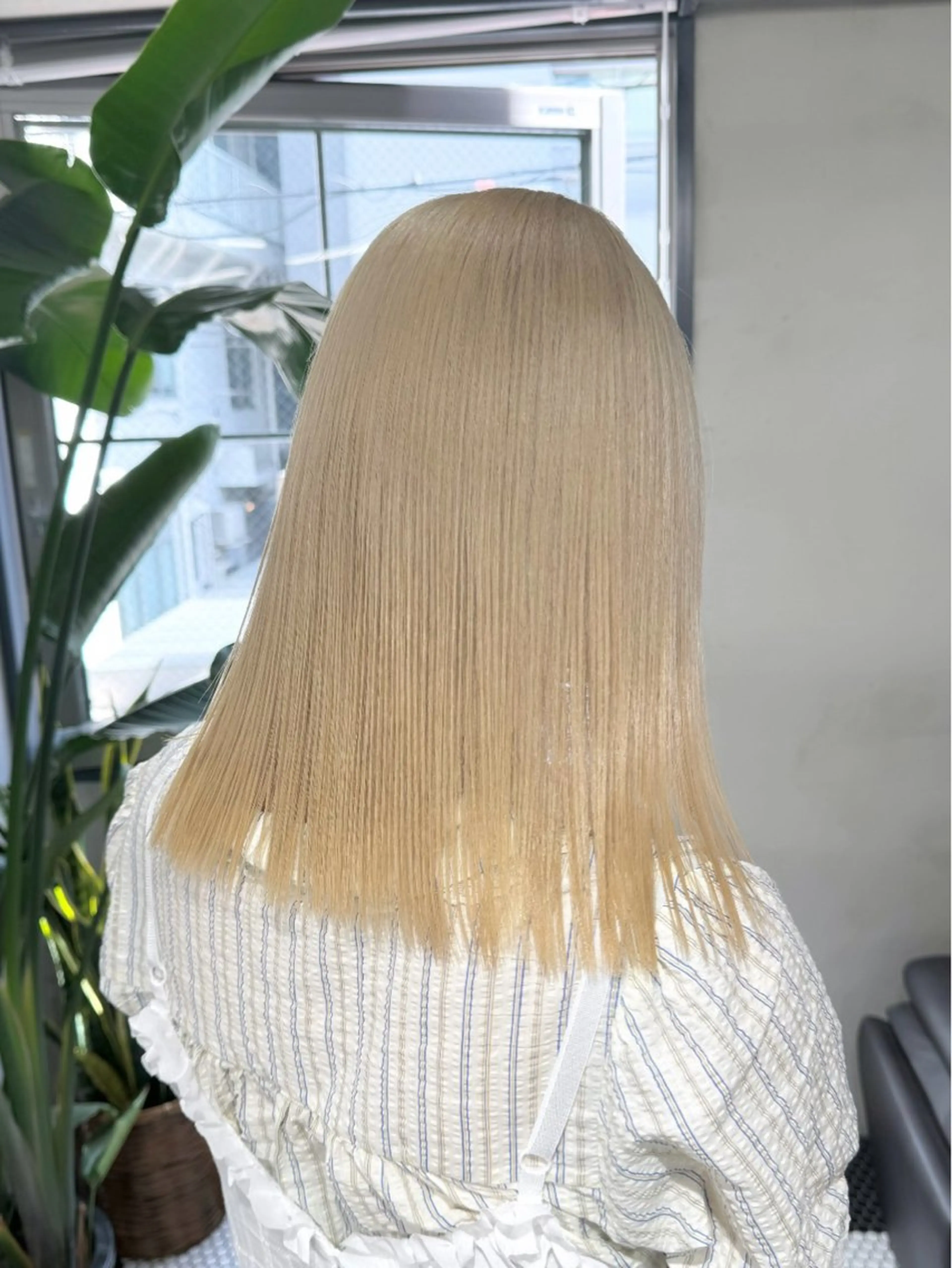 ミディアム カラー 似合わせカット/ ハイトーン/aoiのヘアスタイル